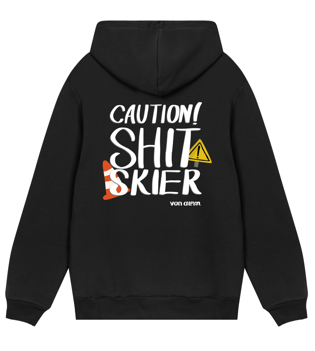 Shit Skier Hoodie Regular Men’s (Back Print)