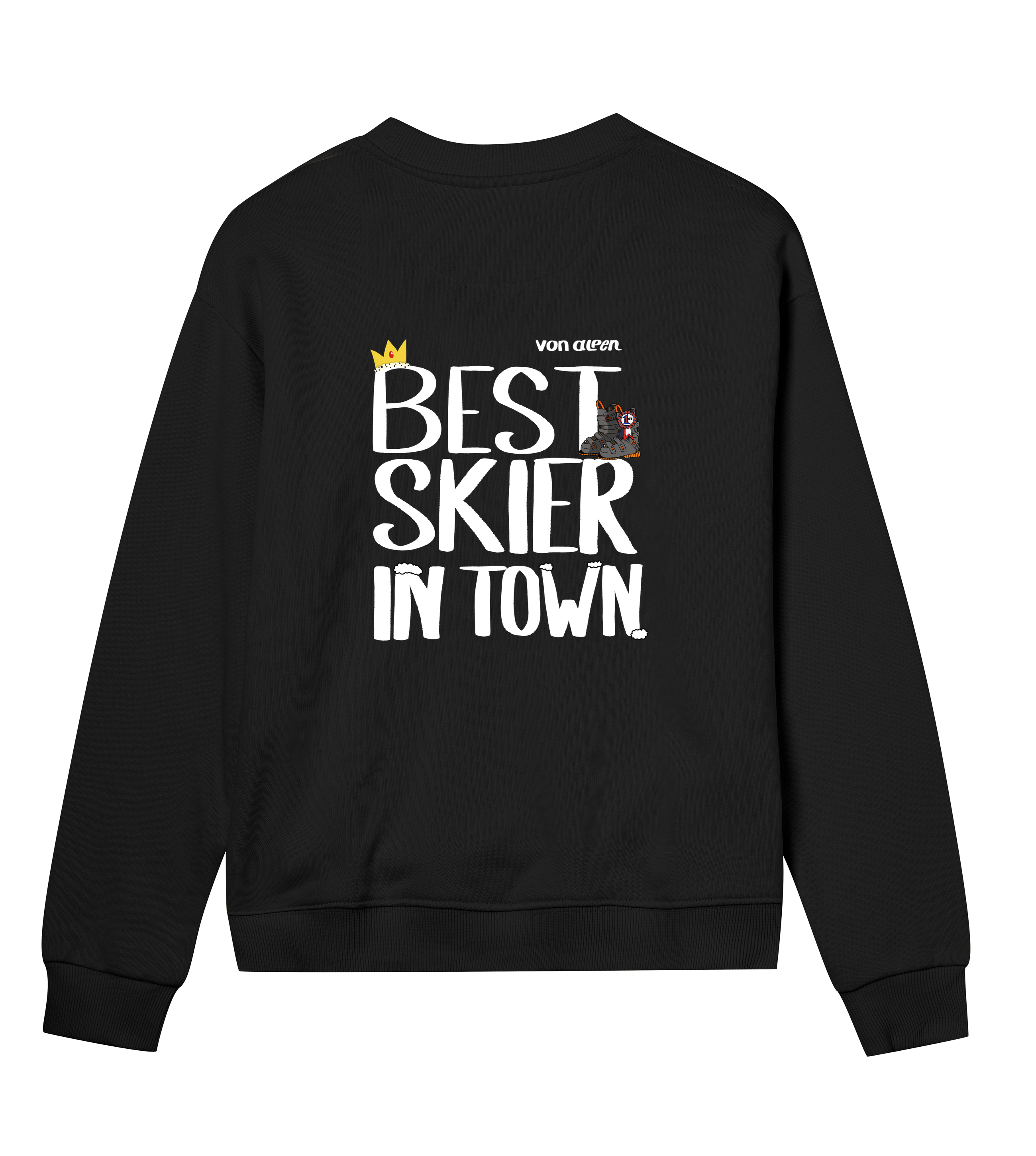 Best Skier Sweatshirt Regular Women’s