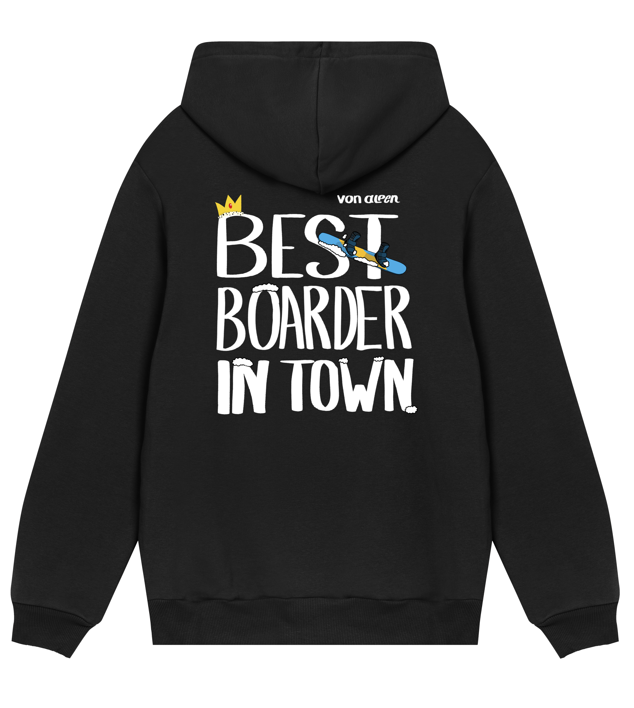 Best Boarder Hoodie Regular Men’s (Back Print)