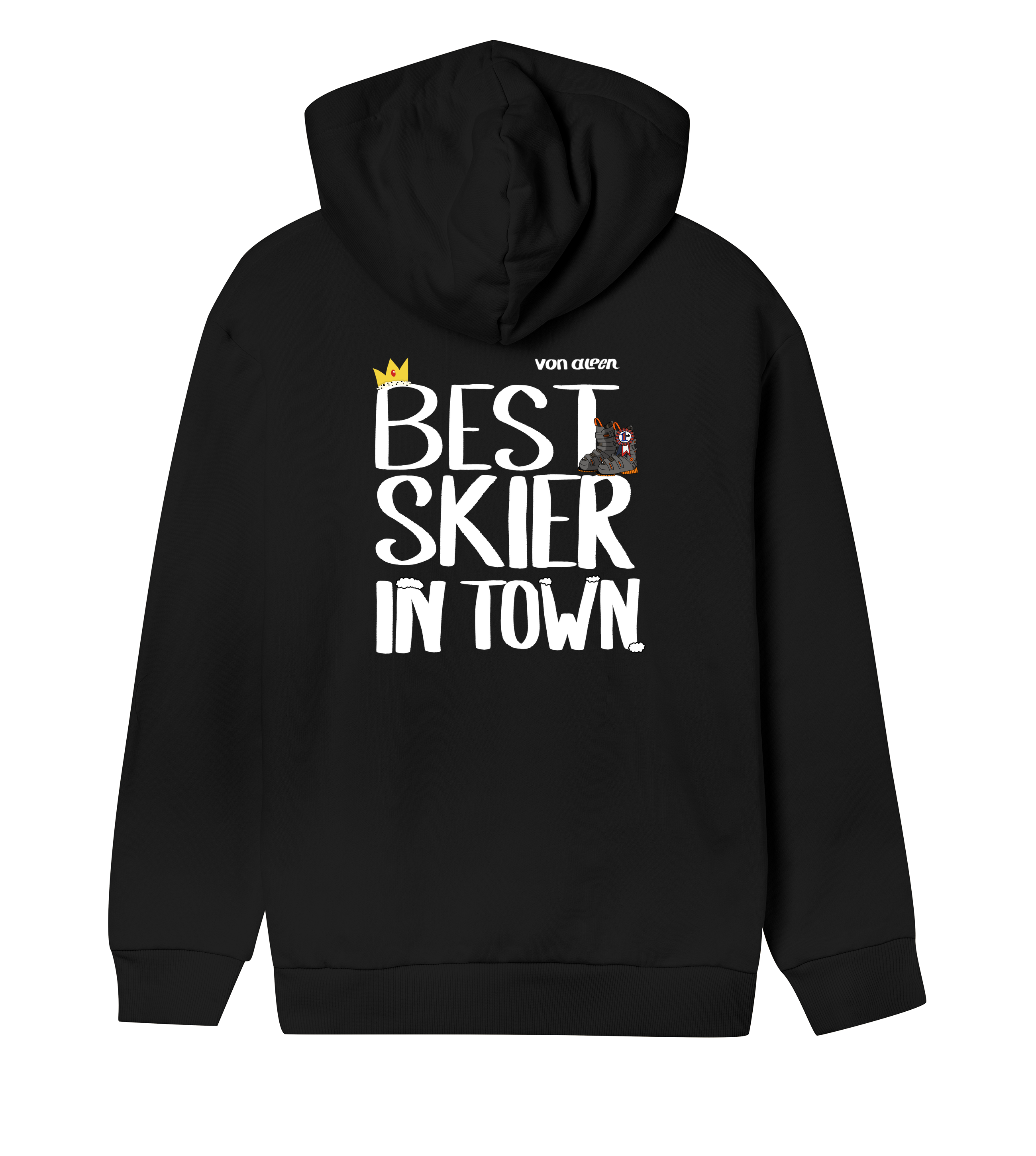 Best Skier Hoodie Regular Women’s