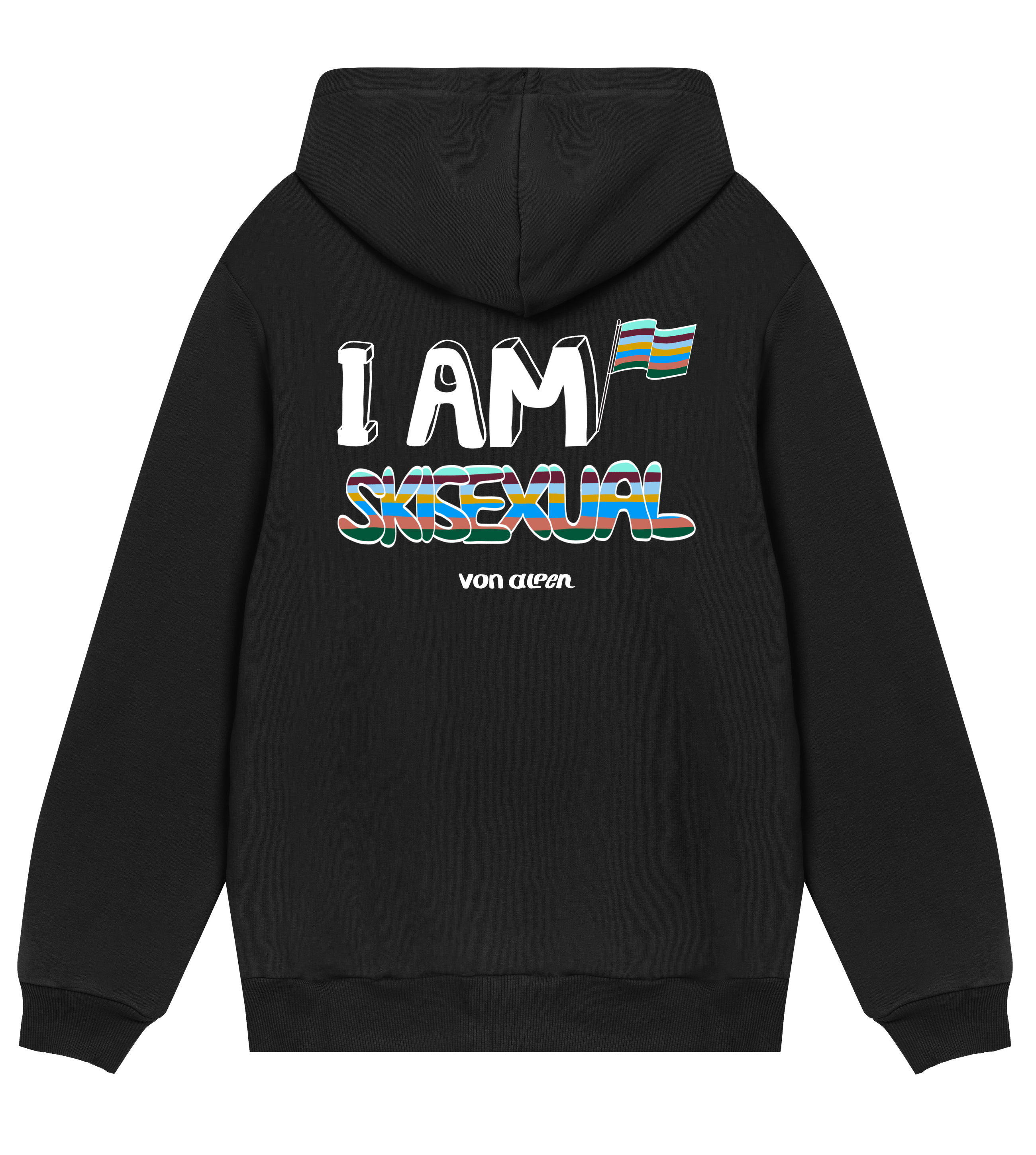 Skisexual Hoodie Regular Men’s (Back Print)