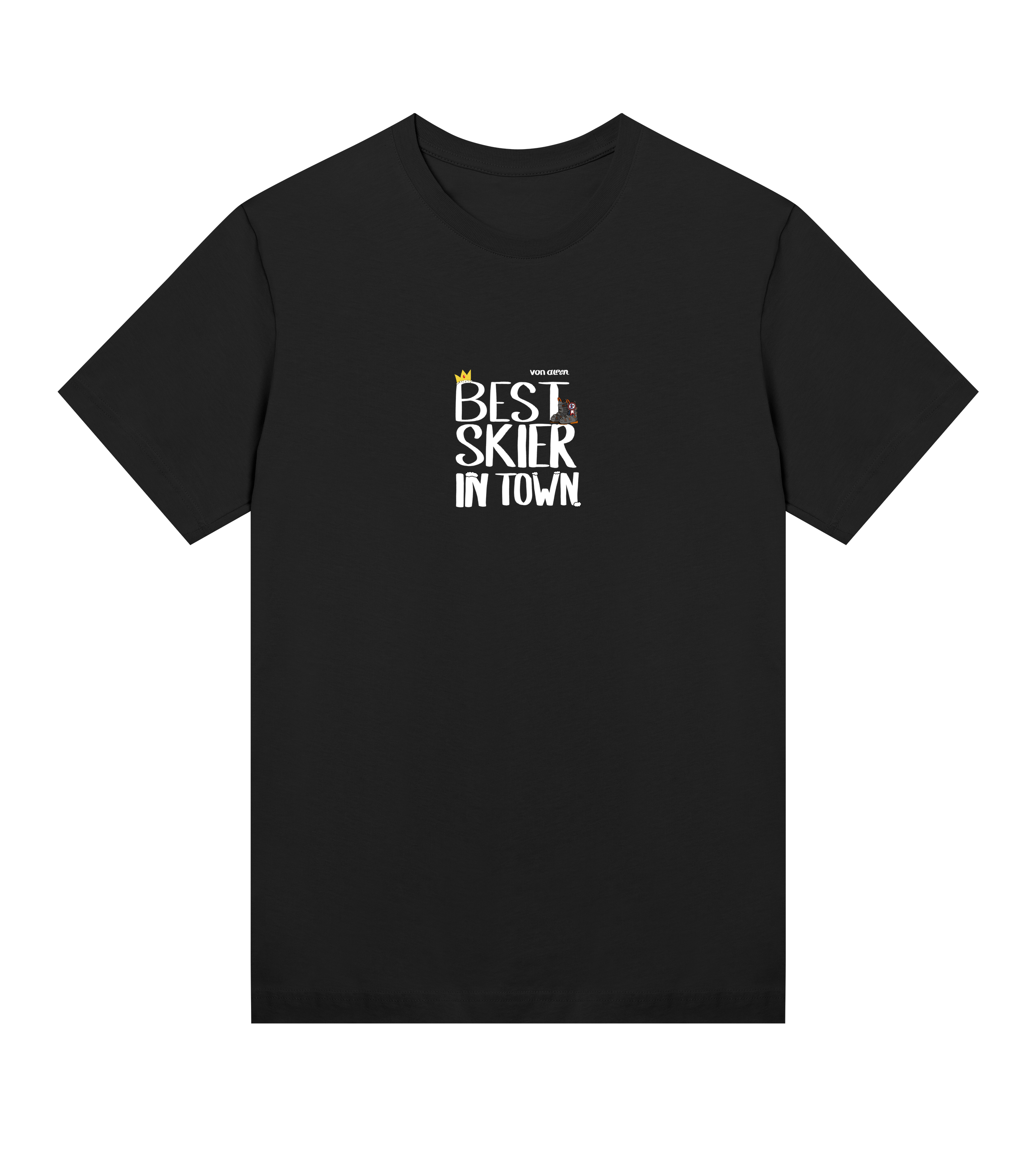 Best Skier T-Shirt Regular Women’s