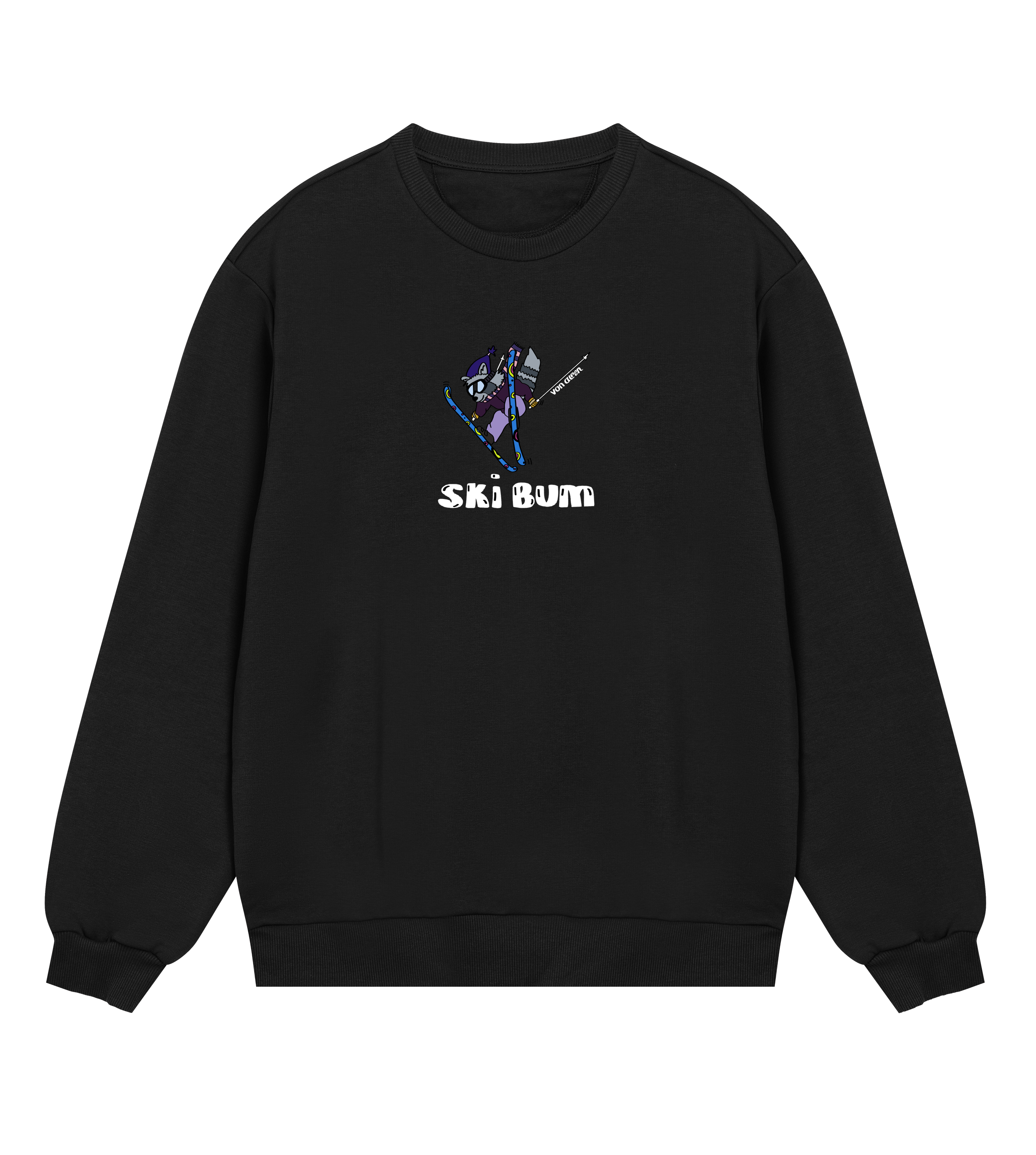 Ski Bum Sweatshirt Regular Men’s (Back Print)