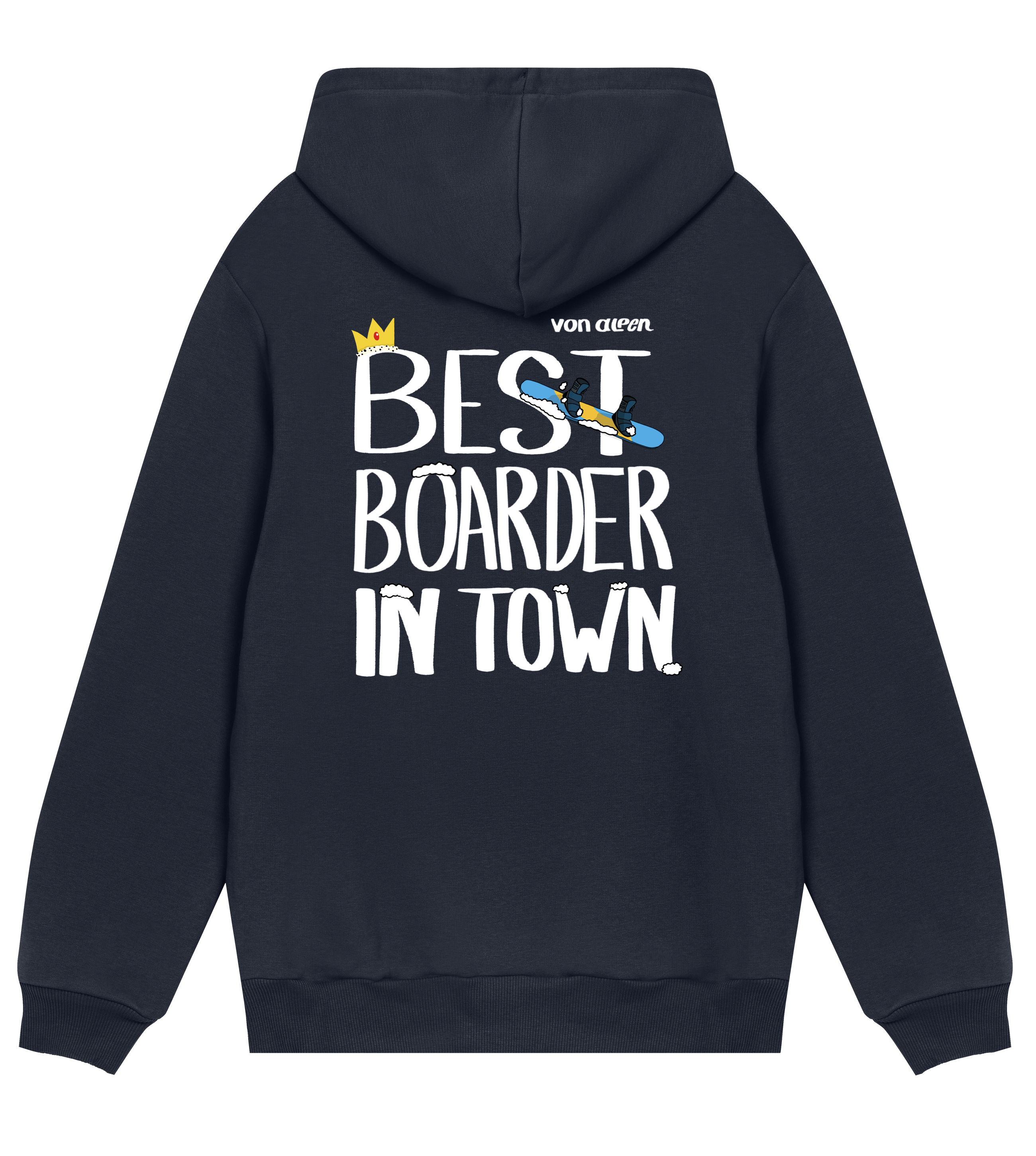 Best Boarder Hoodie Regular Men’s (Back Print)