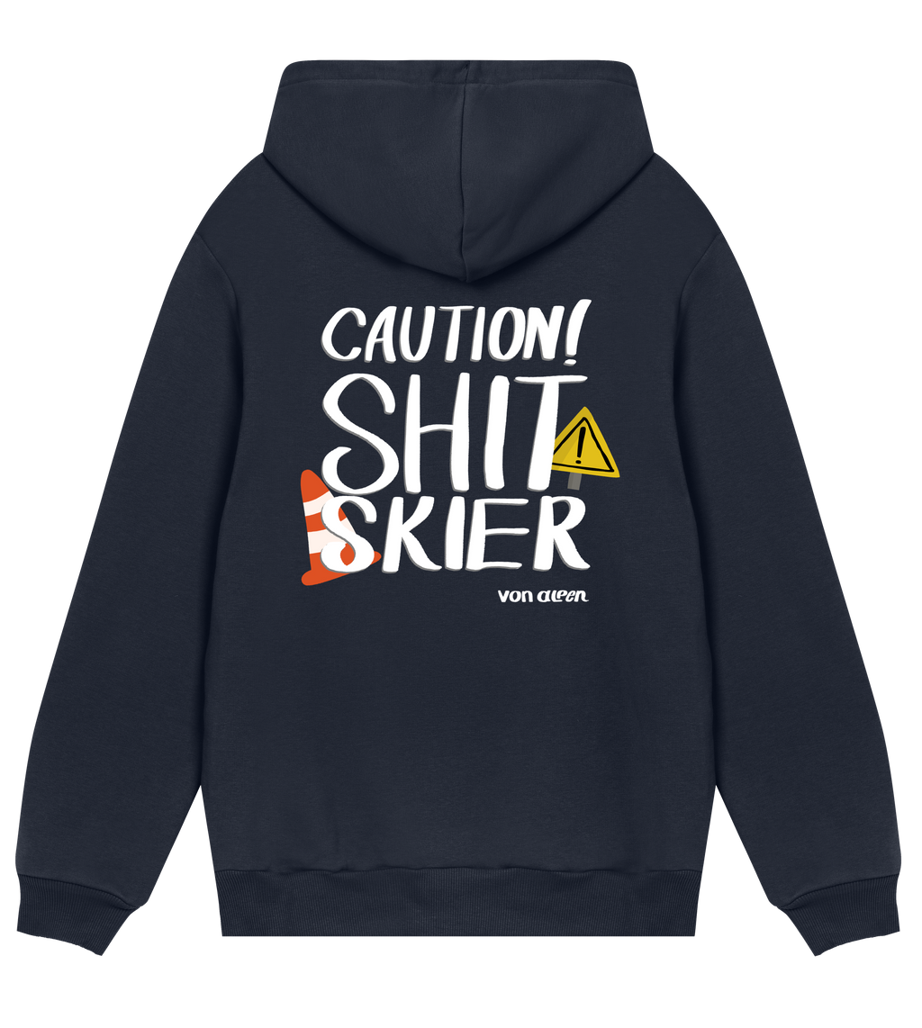 Shit Skier Hoodie Regular Men’s (Back Print)