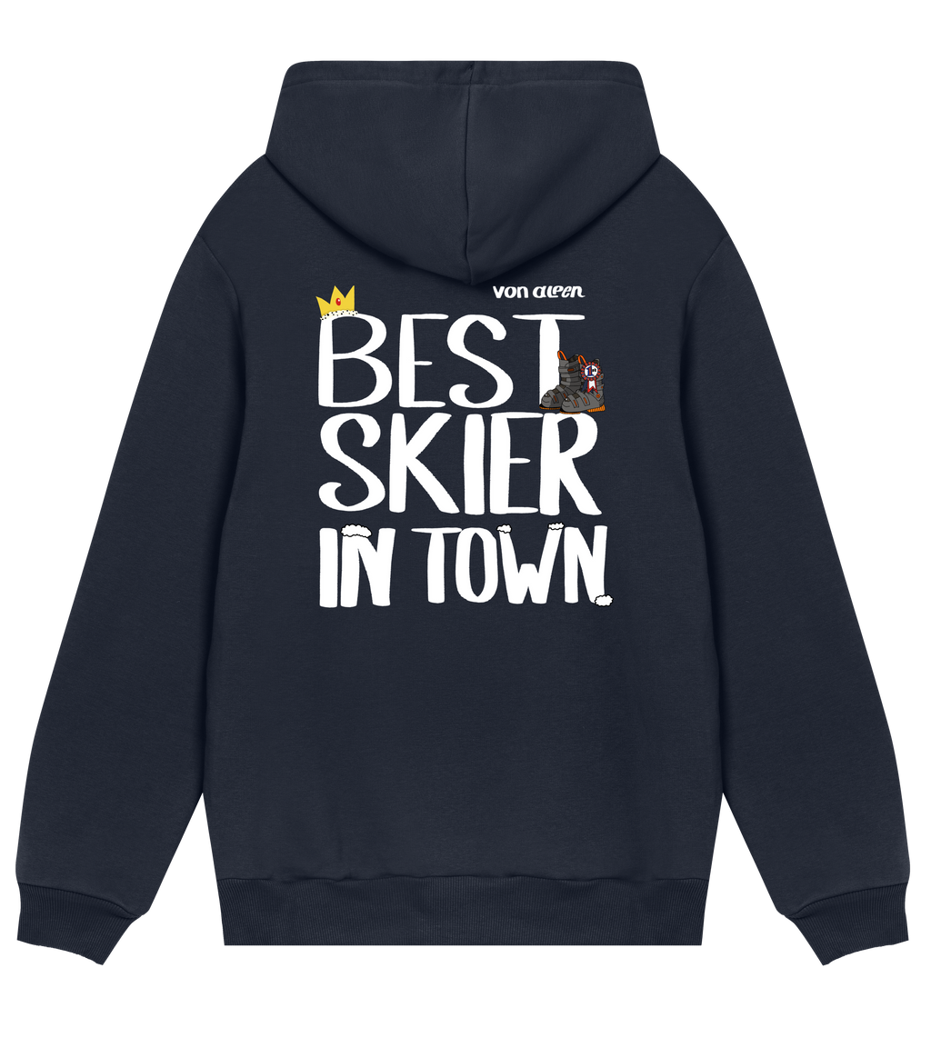 Best Skier Hoodie Regular Men’s (Back Print)