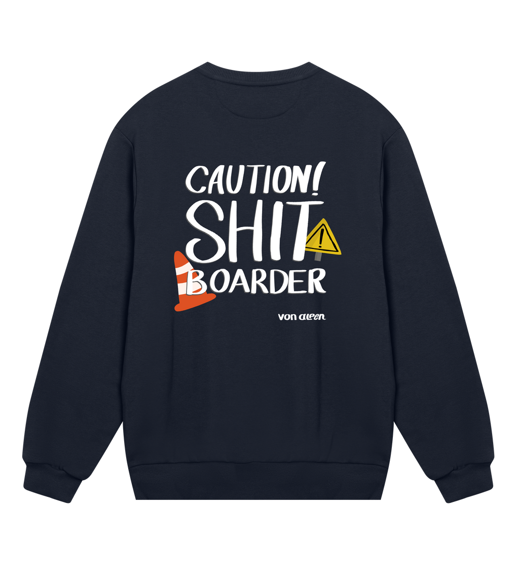 Shit Boarder Sweatshirt Regular Men’s (Back Print)