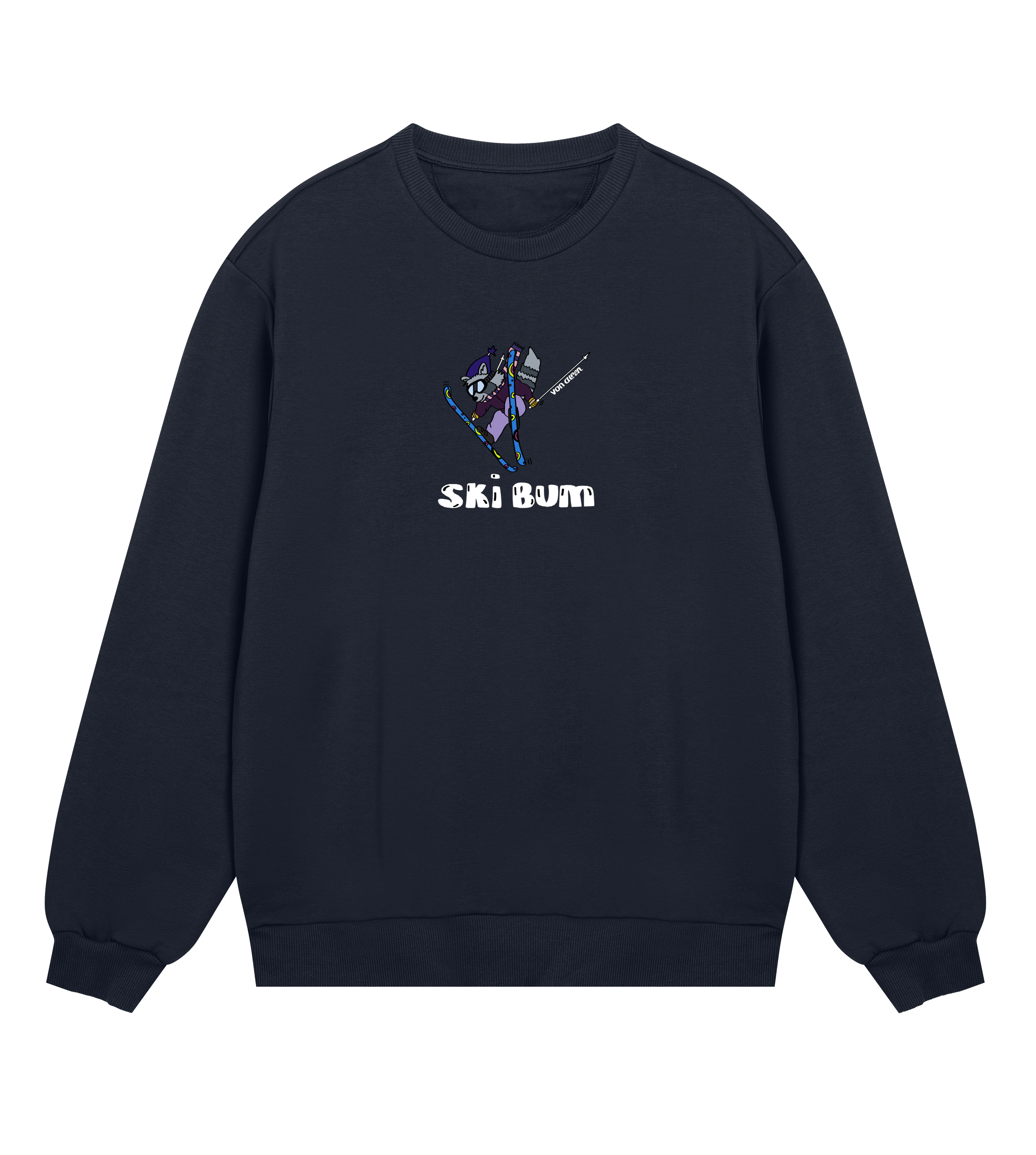 Ski Bum Sweatshirt Regular Men’s (Back Print)