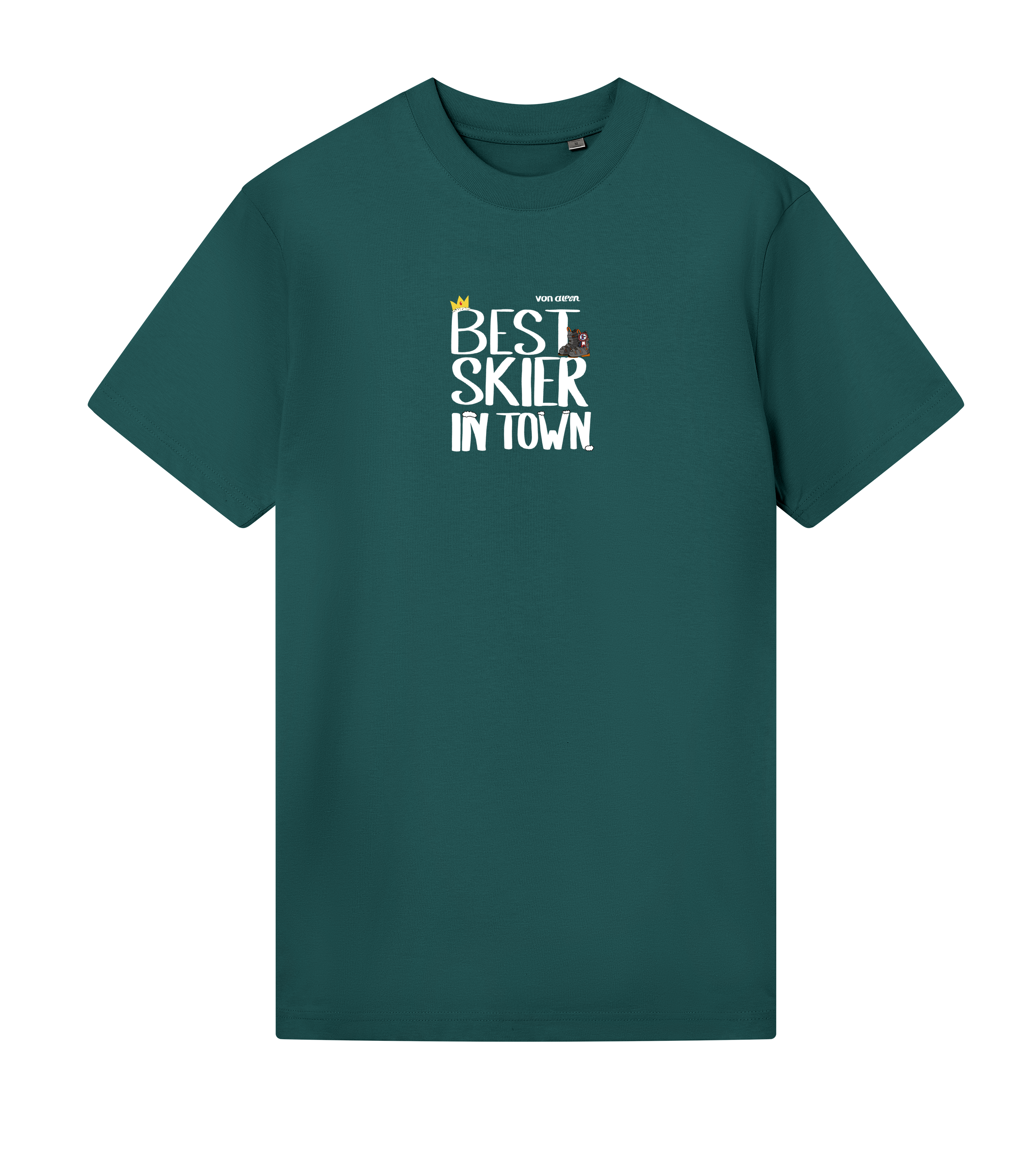 Best Skier T-Shirt Regular Men’s