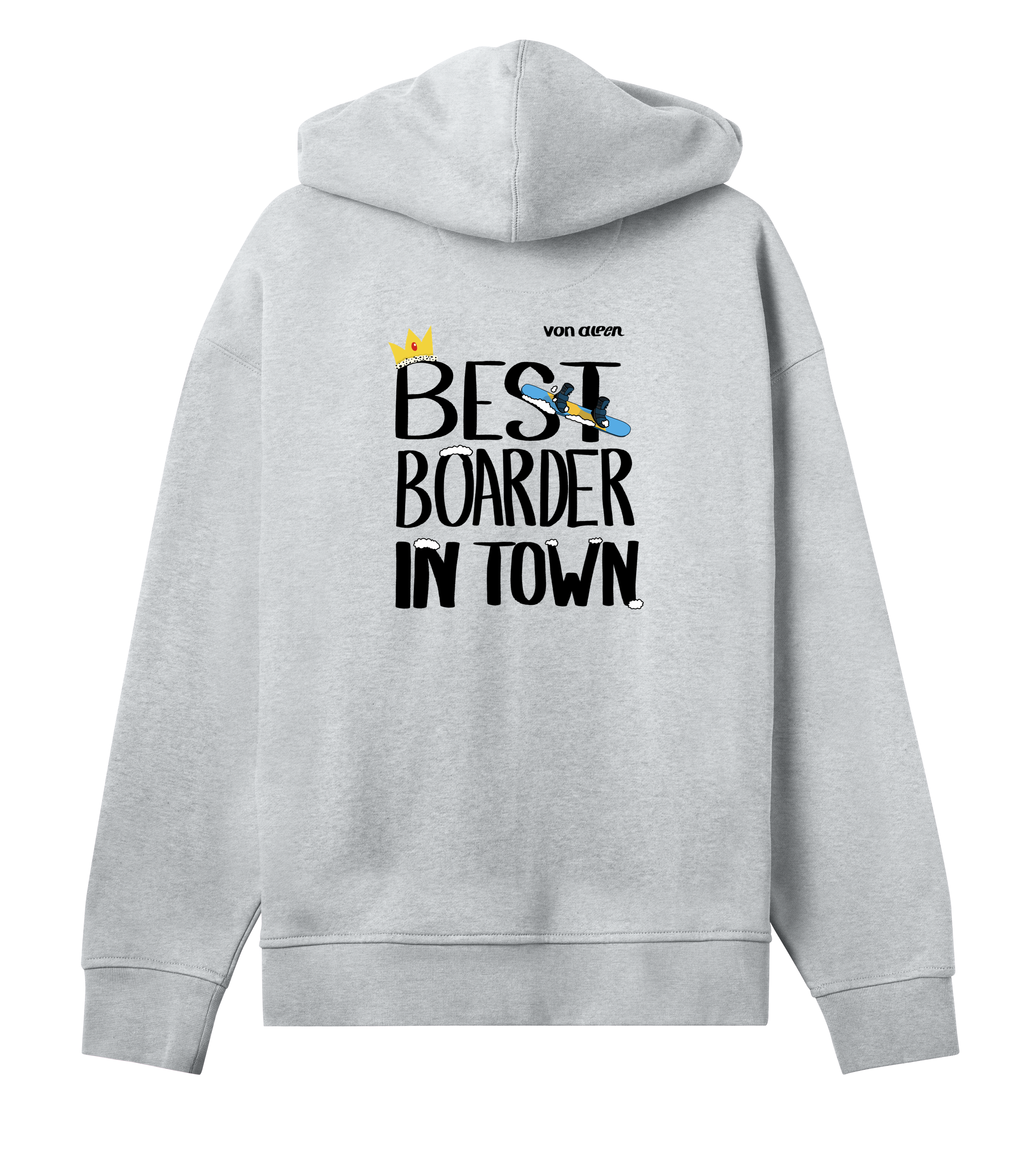 Best Boarder Hoodie Oversized Women’s