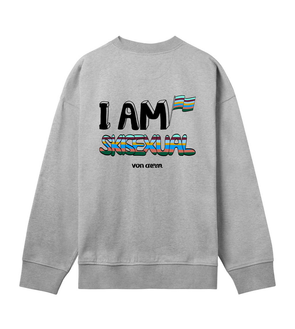 Skisexual Sweatshirt Oversized Men’s (Back Print)