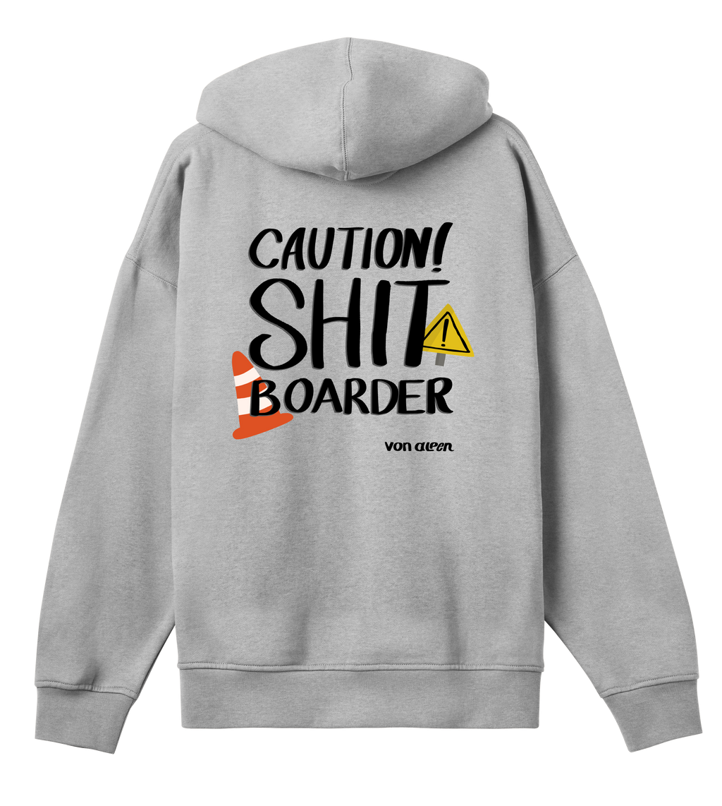 Shit Boarder Hoodie Oversized Men’s (Back Print)