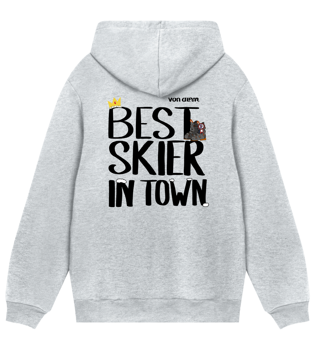 Best Skier Hoodie Regular Men’s (Back Print)
