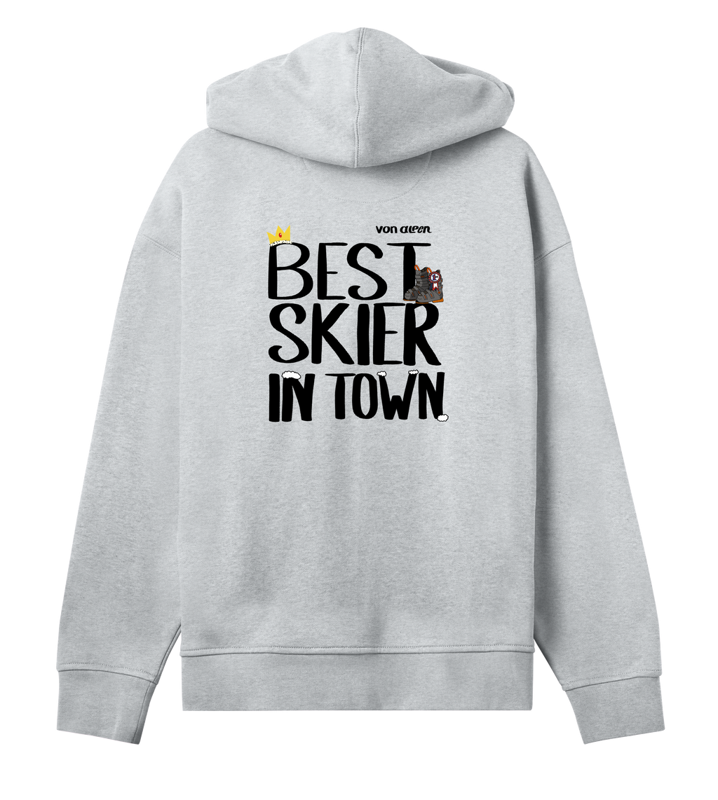 Best Skier Hoodie Oversized Women’s