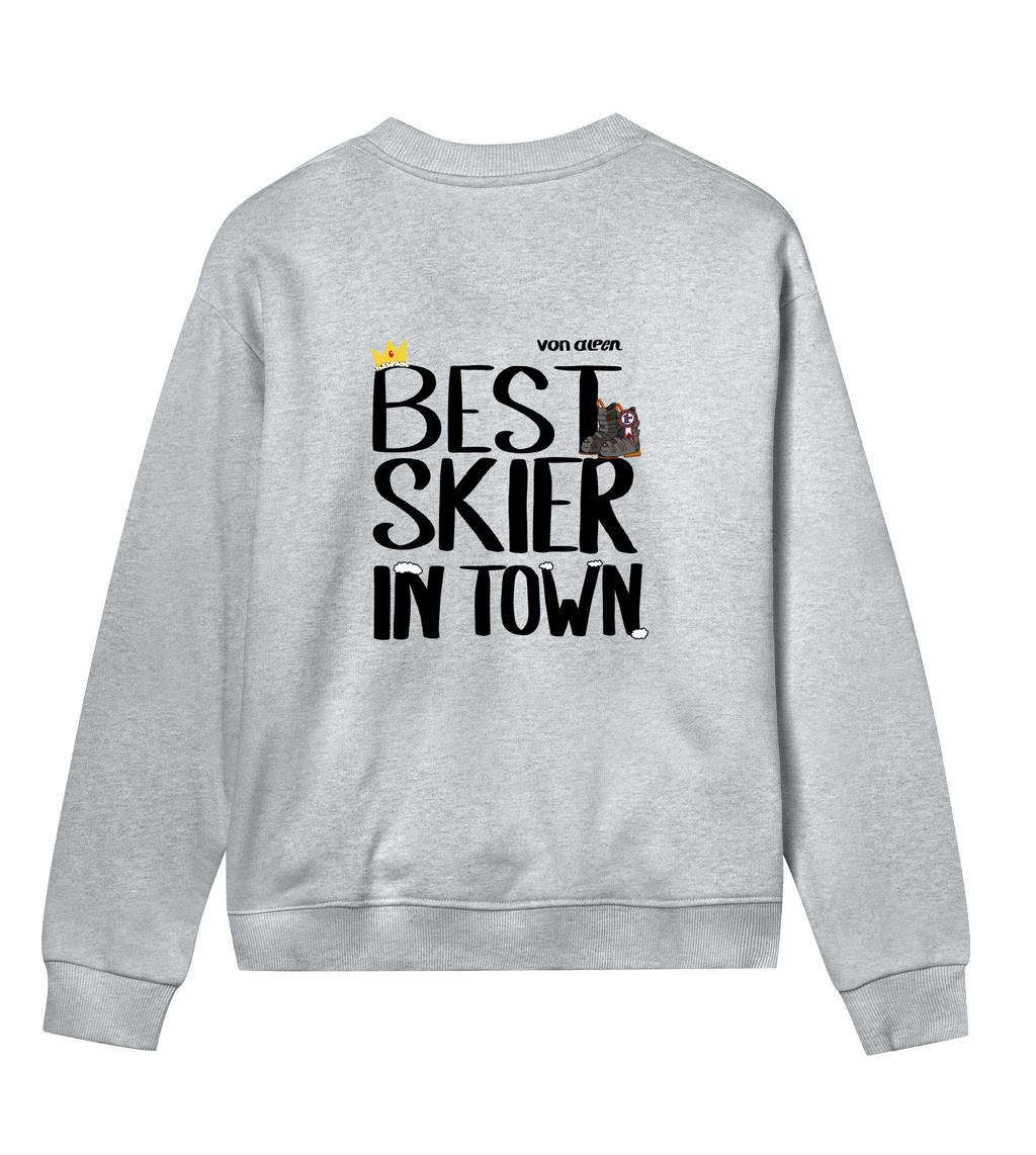 Best Skier Sweatshirt Regular Women’s