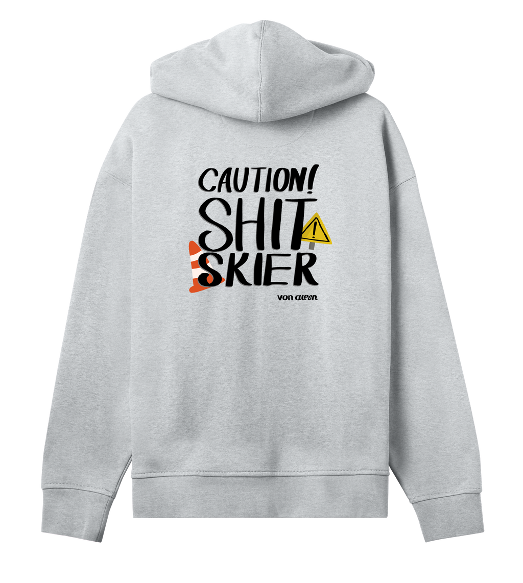 Shit Skier Hoodie Oversized Women’s