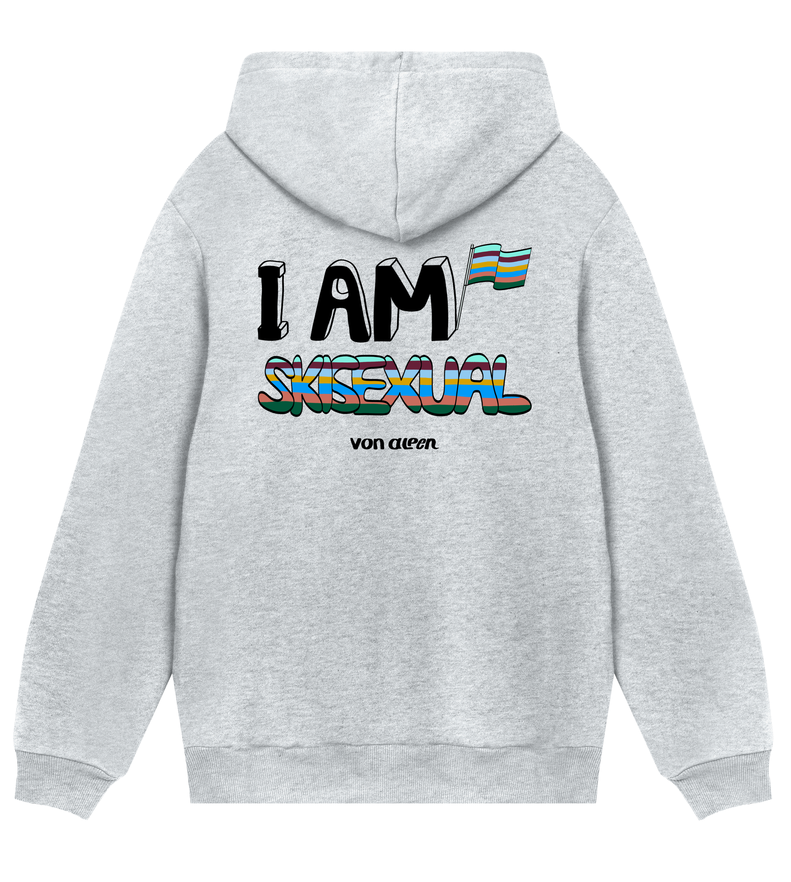 Skisexual Hoodie Regular Men’s (Back Print)