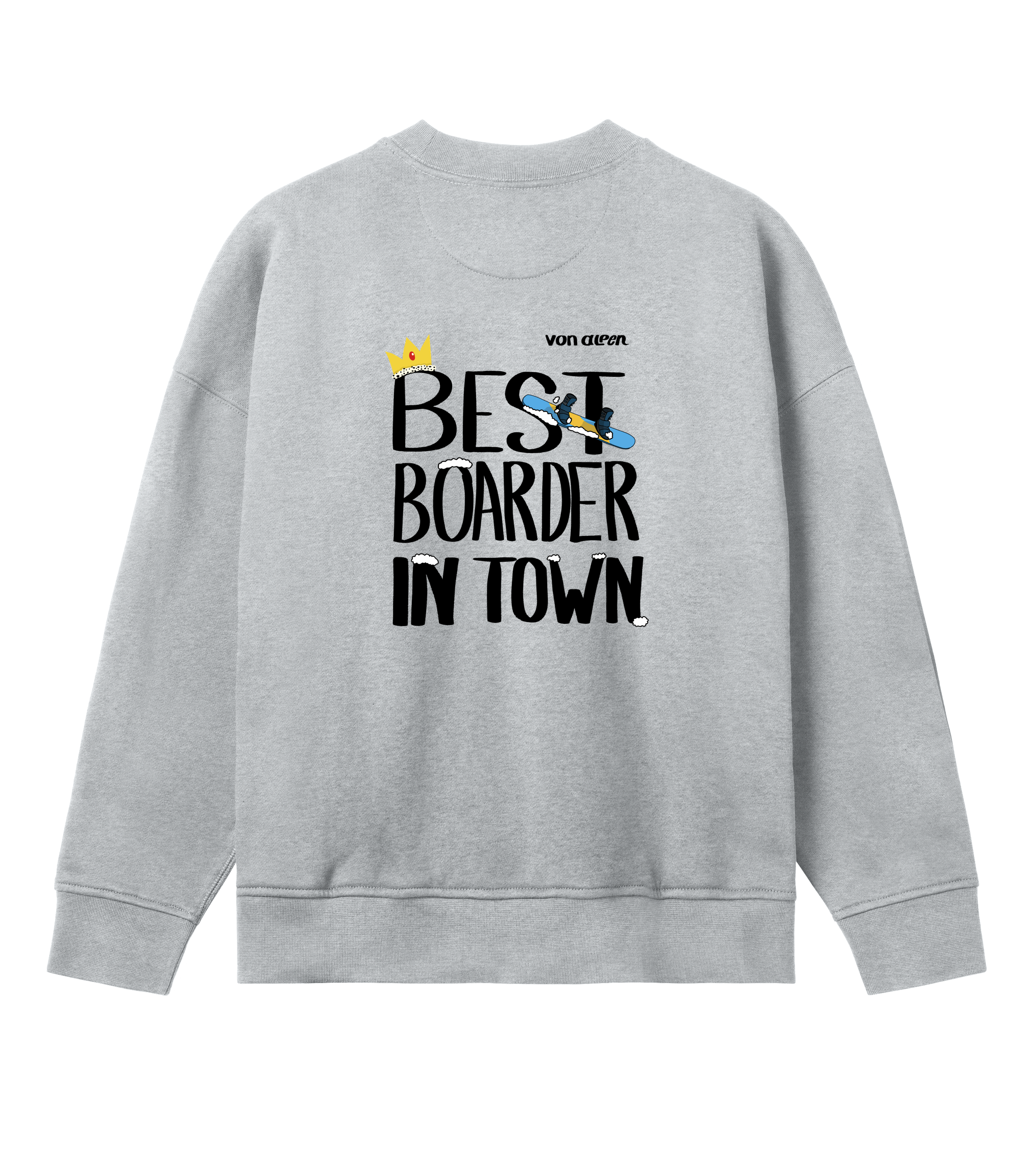 Best Boarder Sweatshirt Oversized Women’s