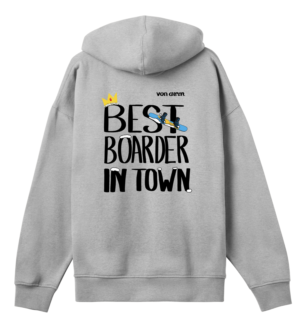 Best Boarder Hoodie Oversized Men’s (Back Print)