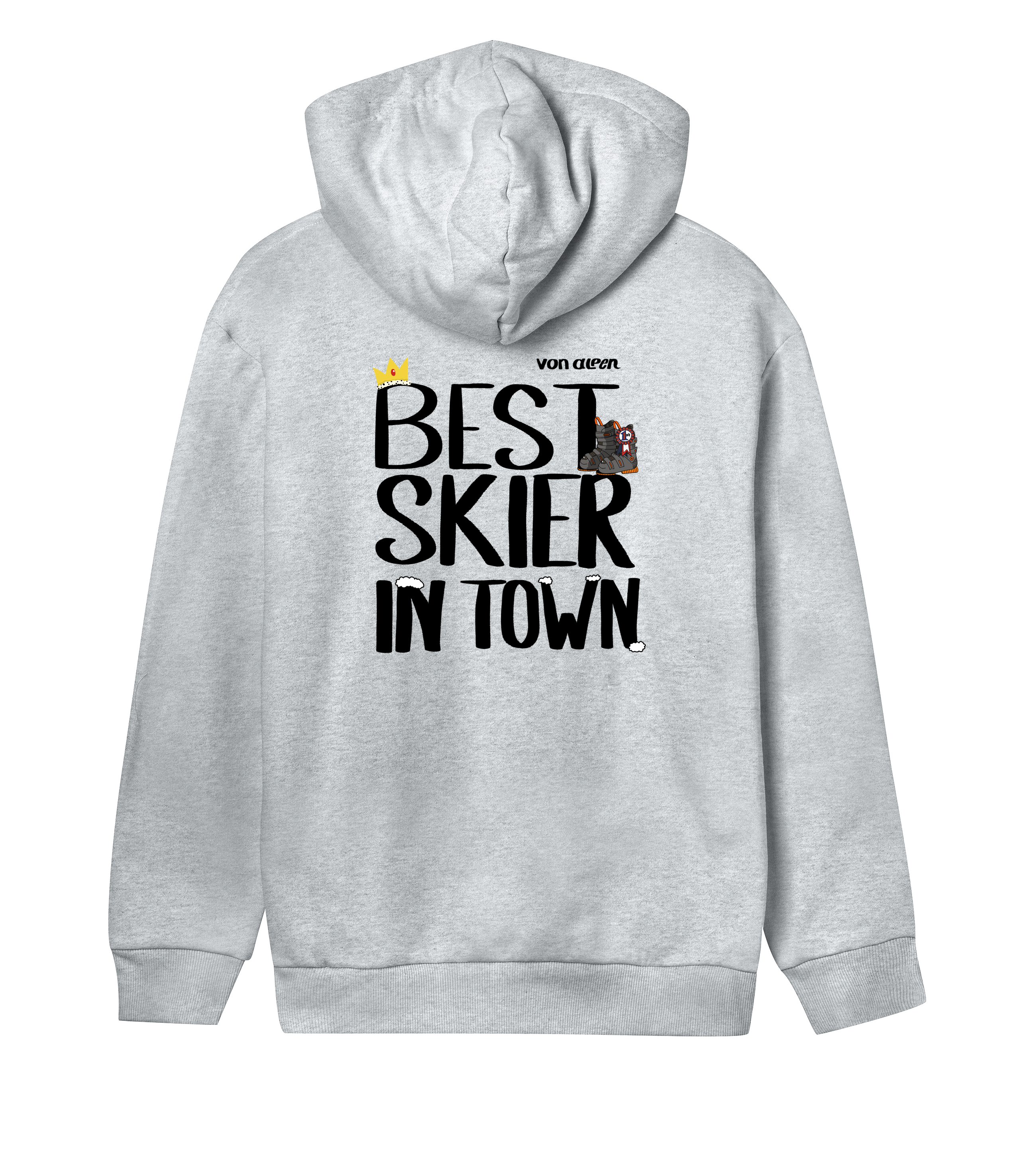 Best Skier Hoodie Regular Women’s