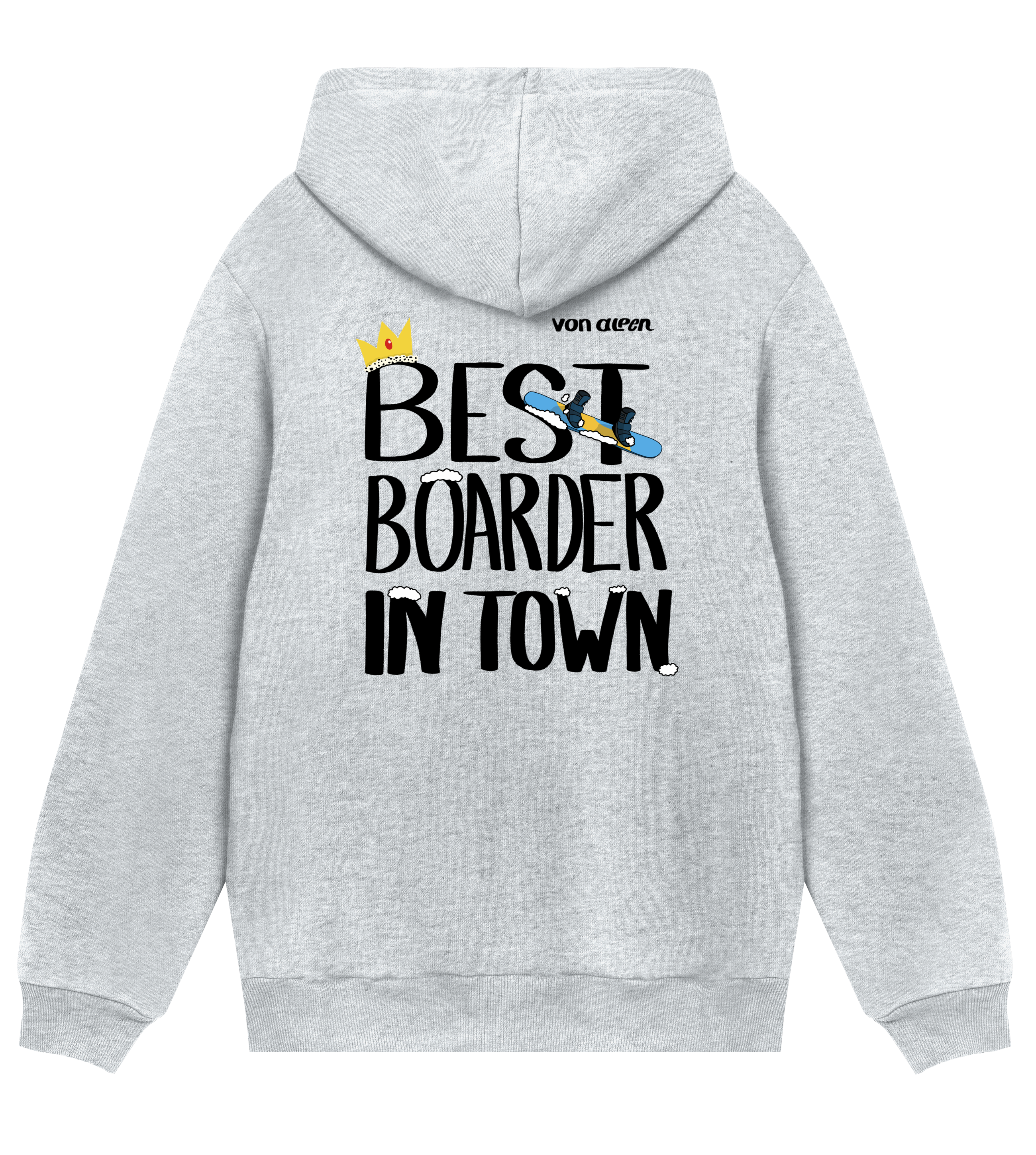 Best Boarder Hoodie Regular Men’s (Back Print)