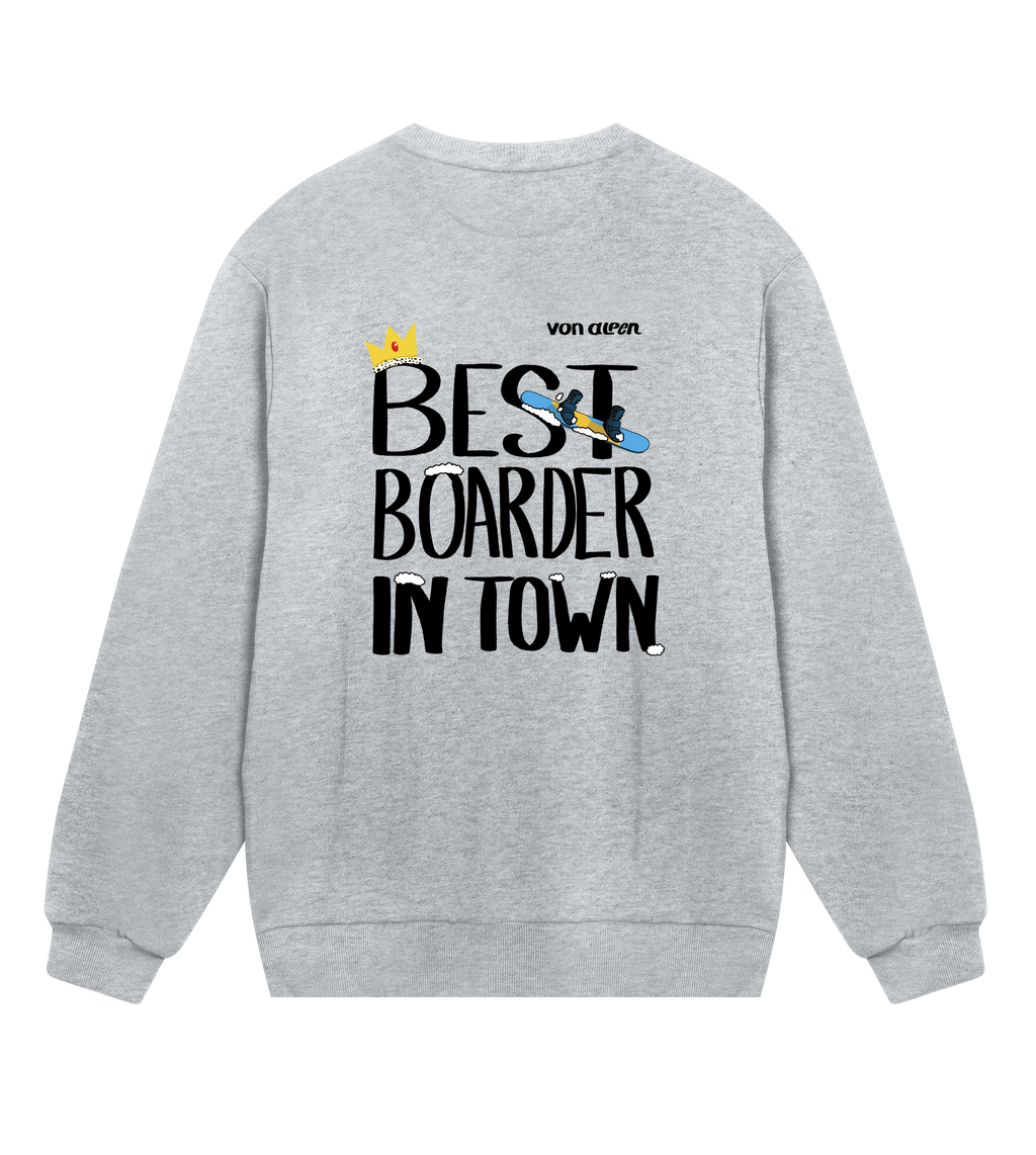 Best Boarder Sweatshirt Regular Men’s (Back Print)