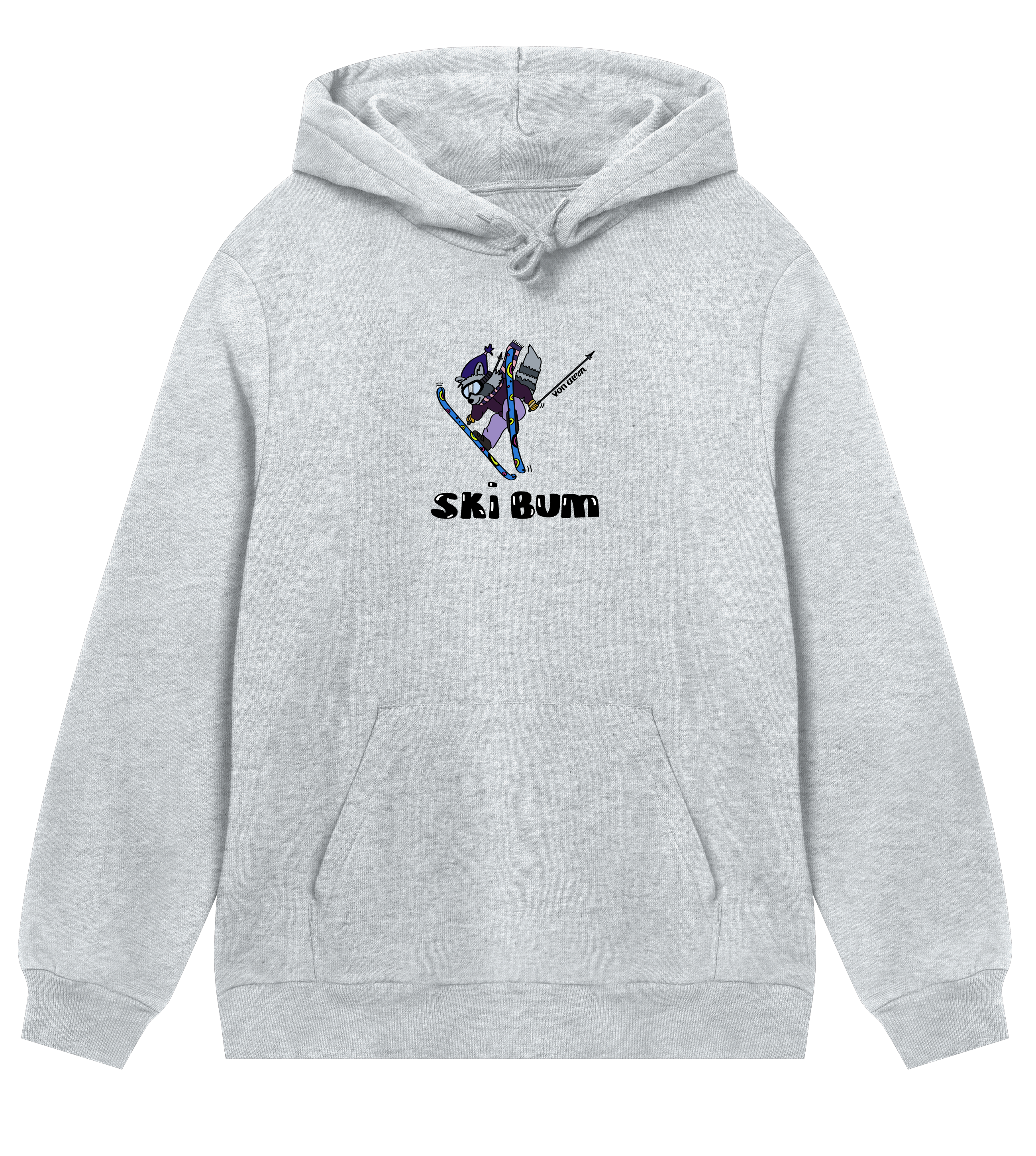 Ski Bum Hoodie Regular Men’s (Back Print)