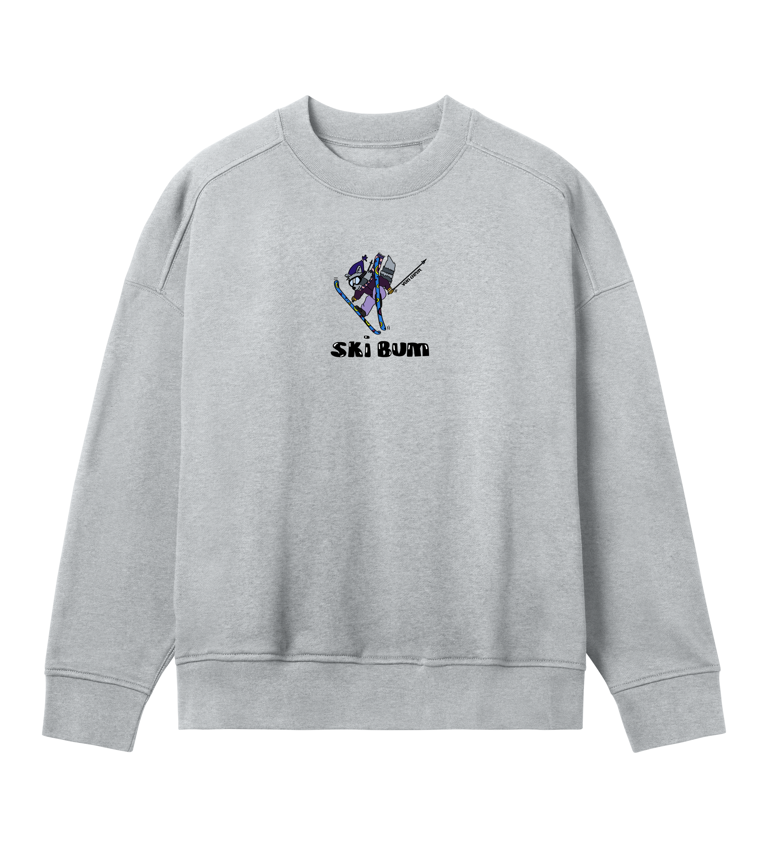 Ski Bum Sweatshirt Oversized Women’s