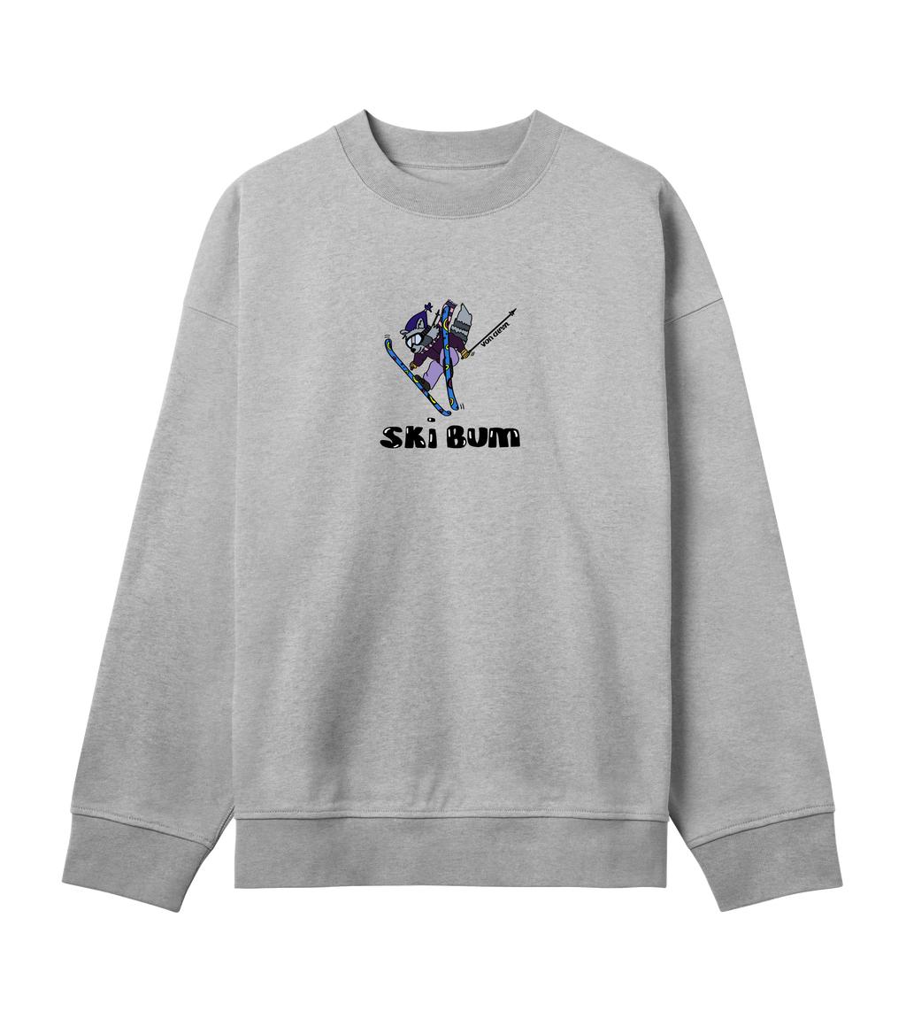 Ski Bum Sweatshirt Oversized Men’s (Back Print)