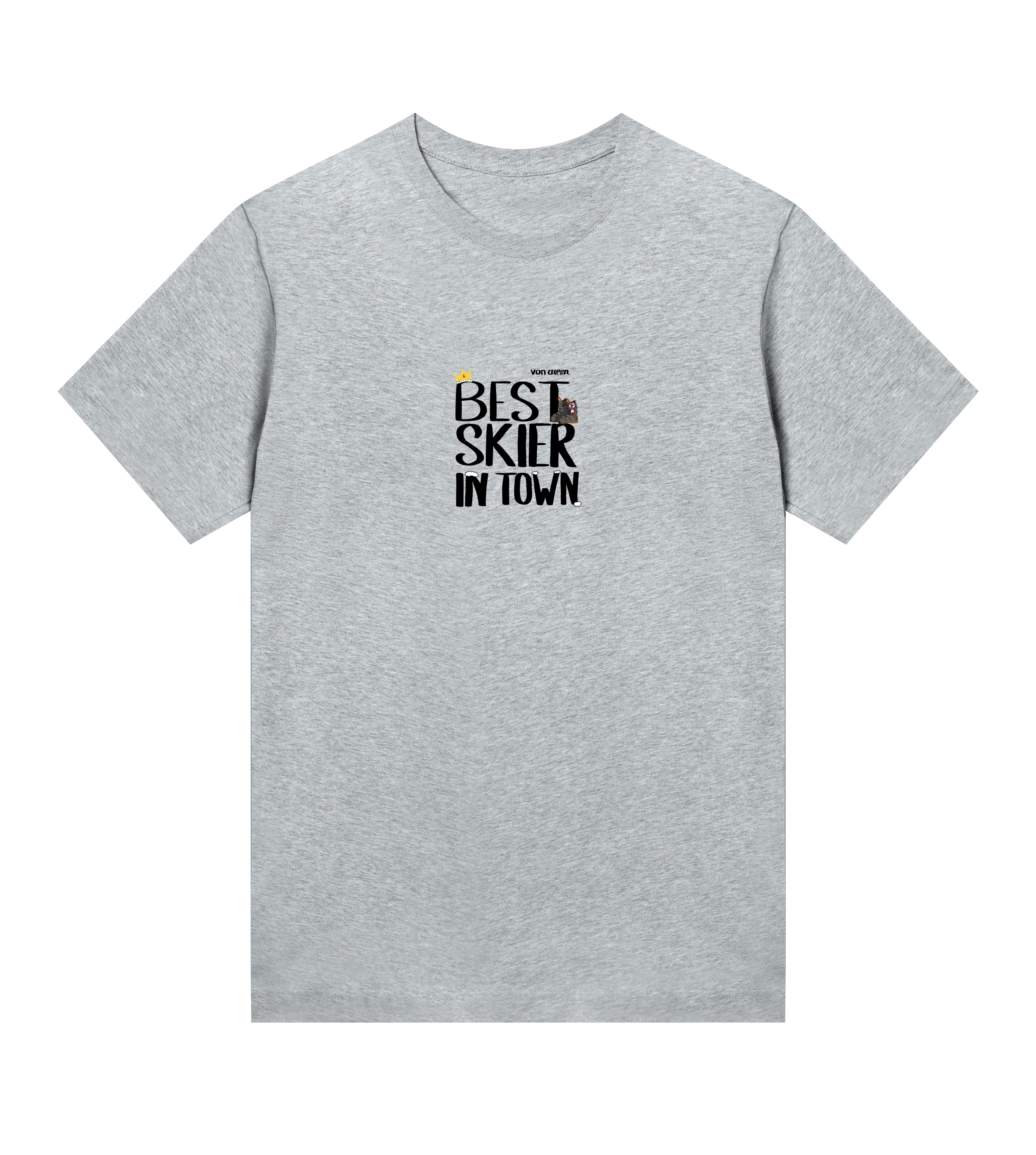 Best Skier T-Shirt Regular Women’s