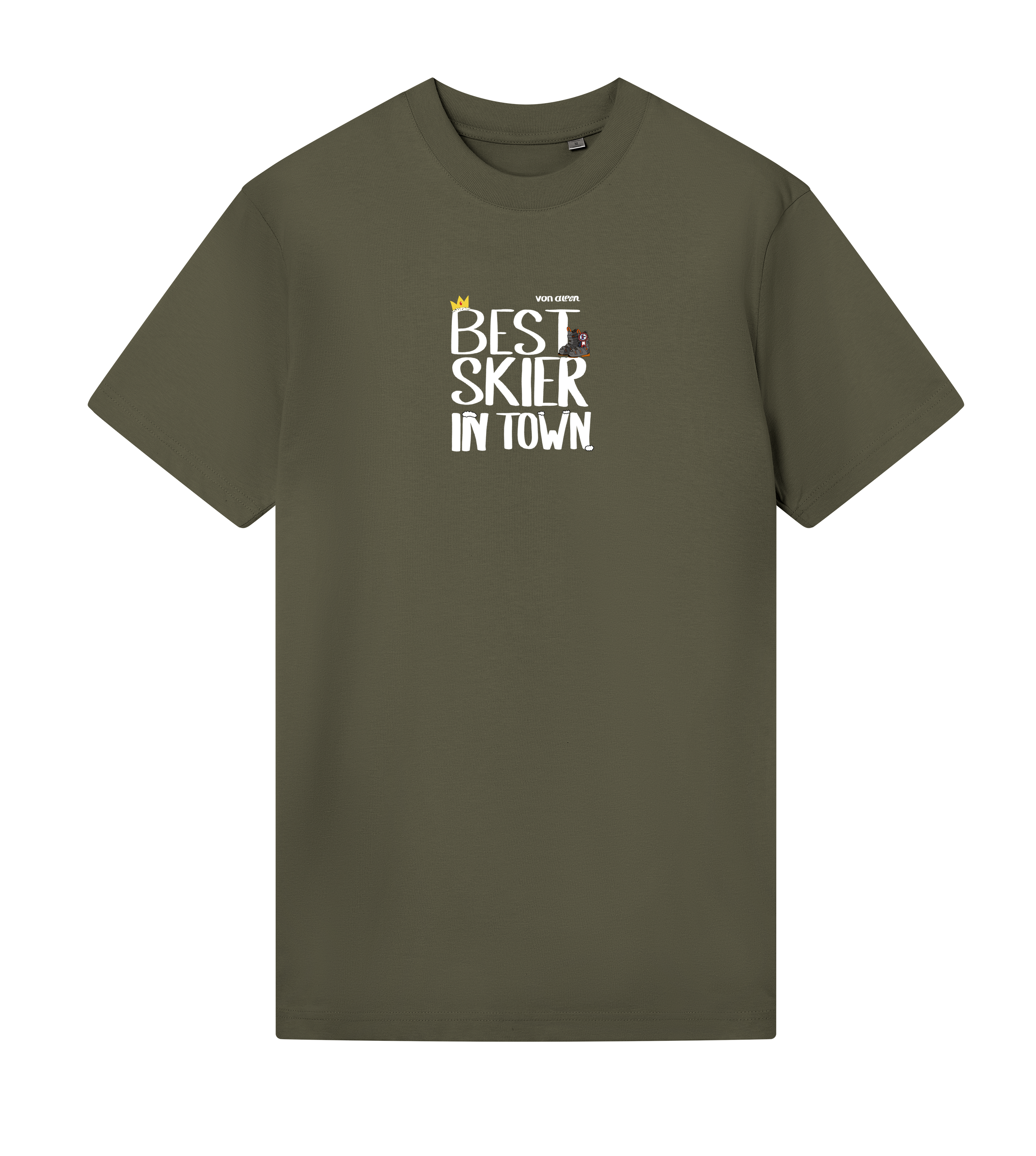 Best Skier T-Shirt Regular Men’s