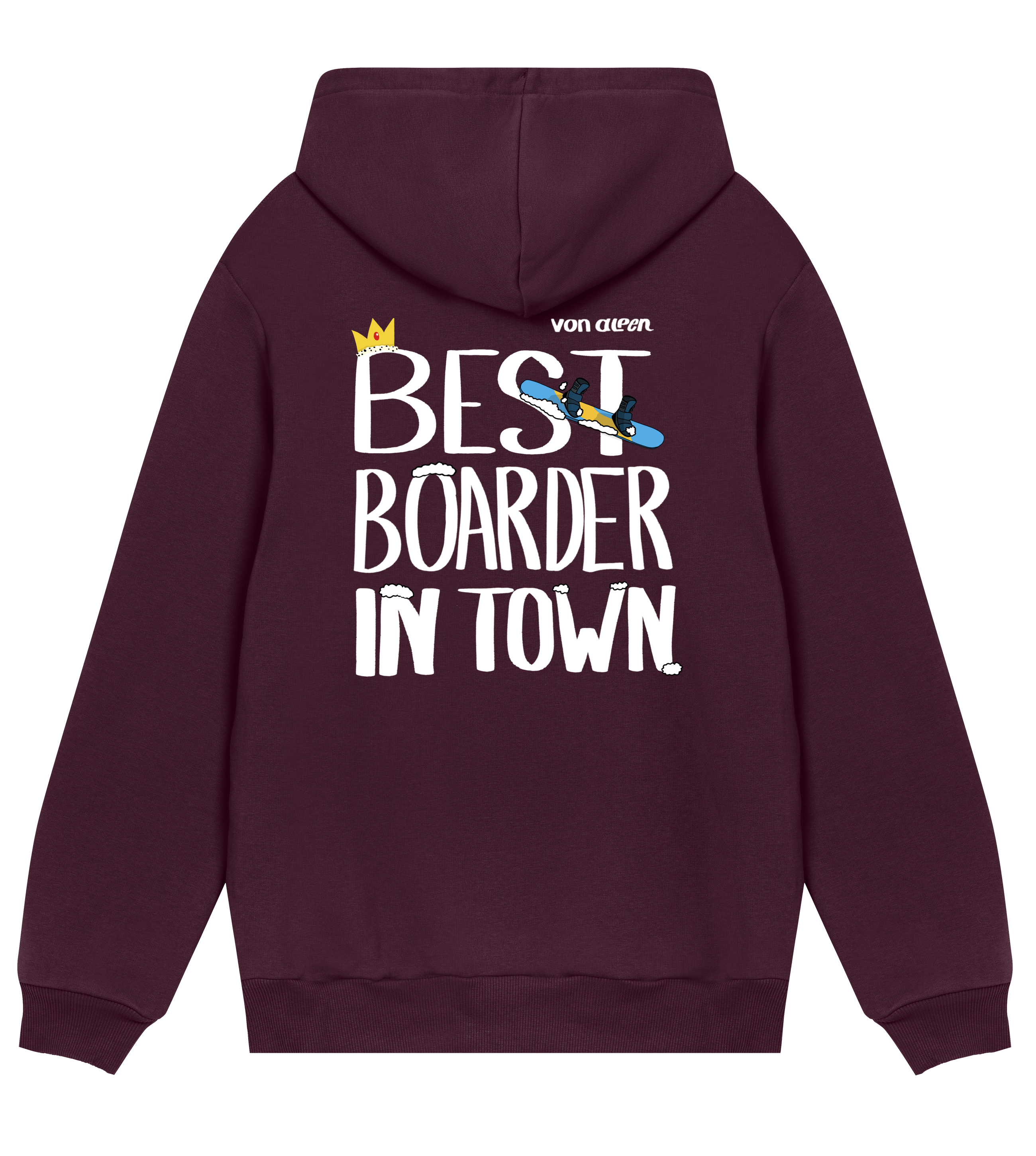 Best Boarder Hoodie Regular Men’s (Back Print)