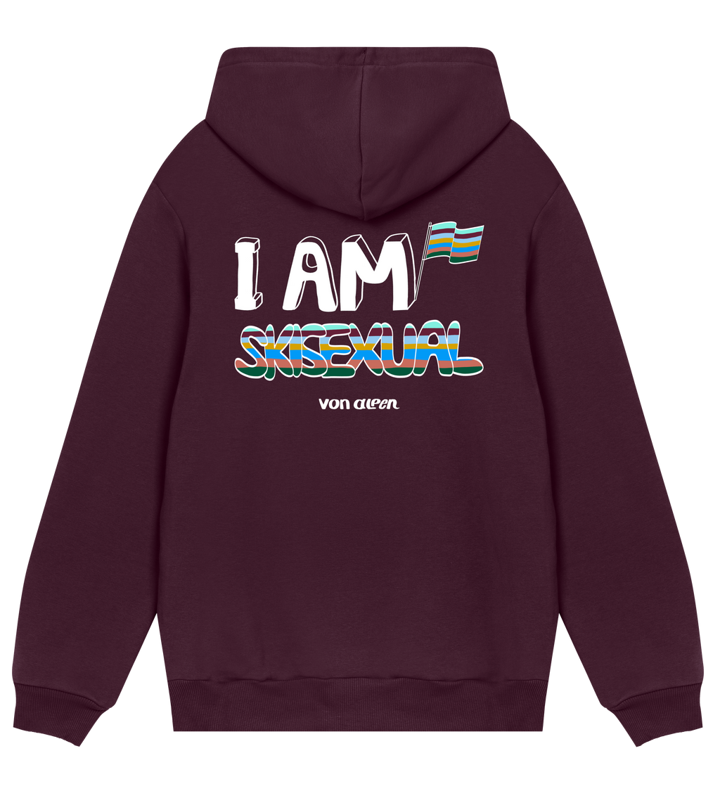 Skisexual Hoodie Regular Men’s (Back Print)