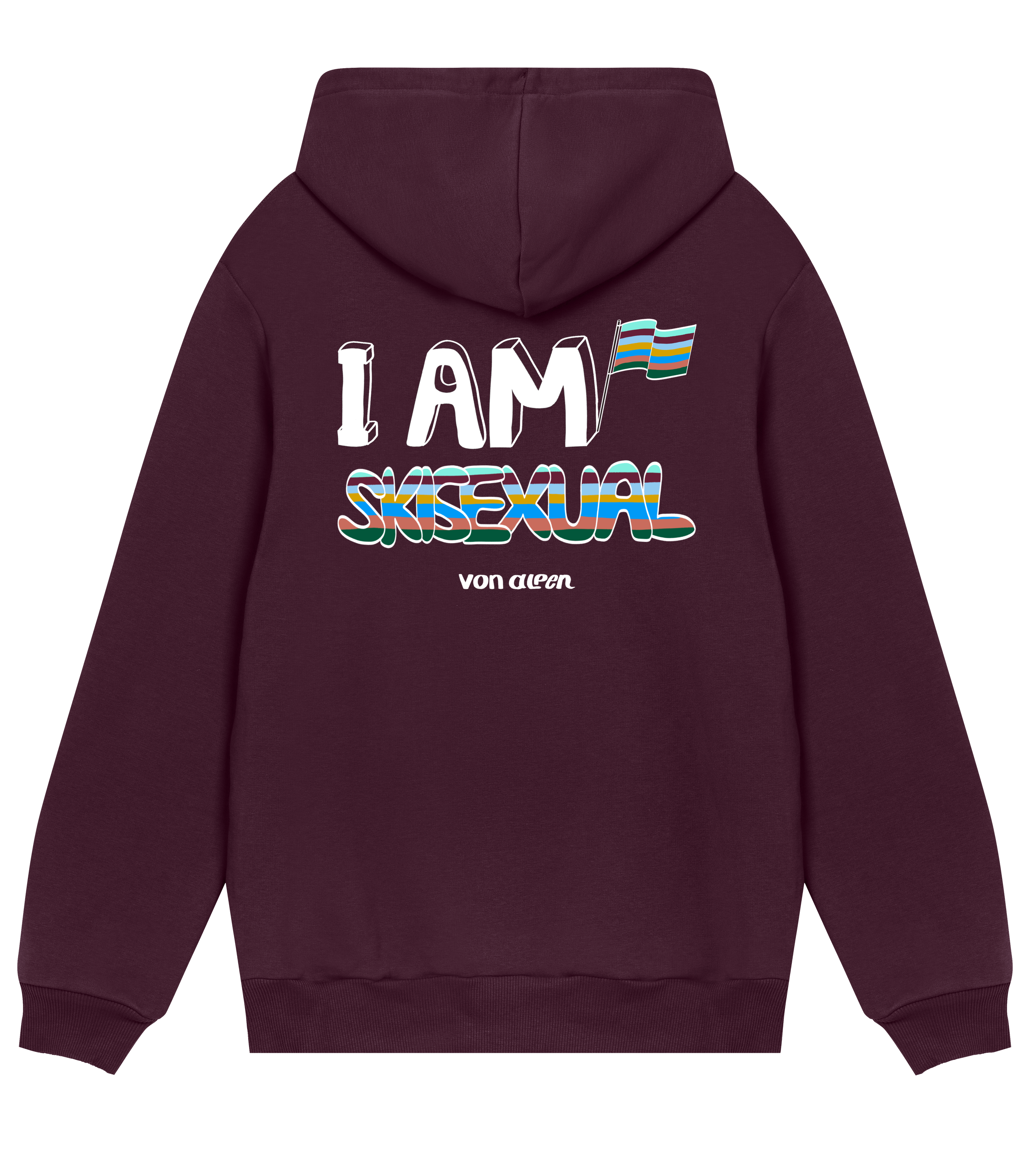 Skisexual Hoodie Regular Men’s (Back Print)