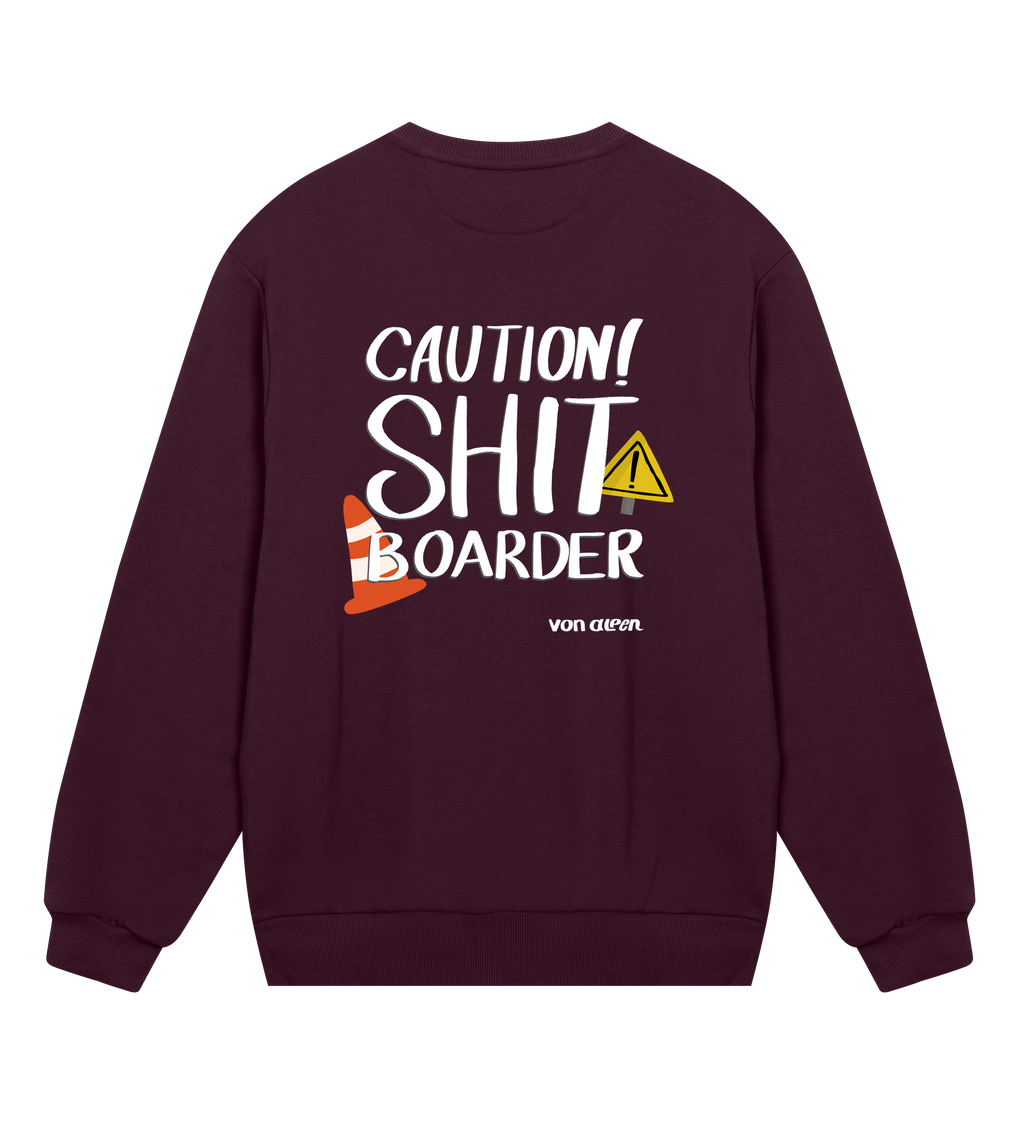 Shit Boarder Sweatshirt Regular Men’s (Back Print)