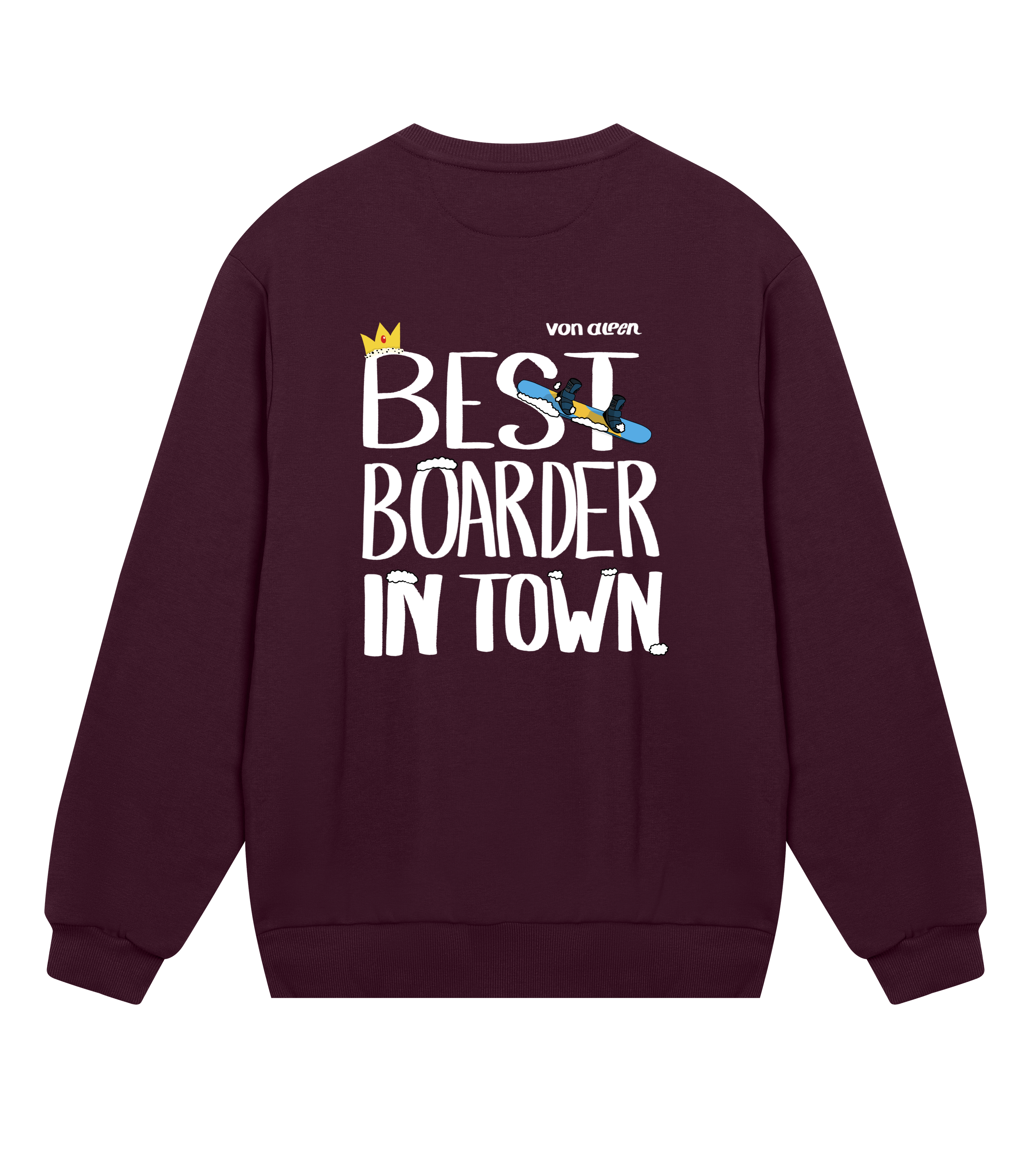 Best Boarder Sweatshirt Regular Men’s (Back Print)