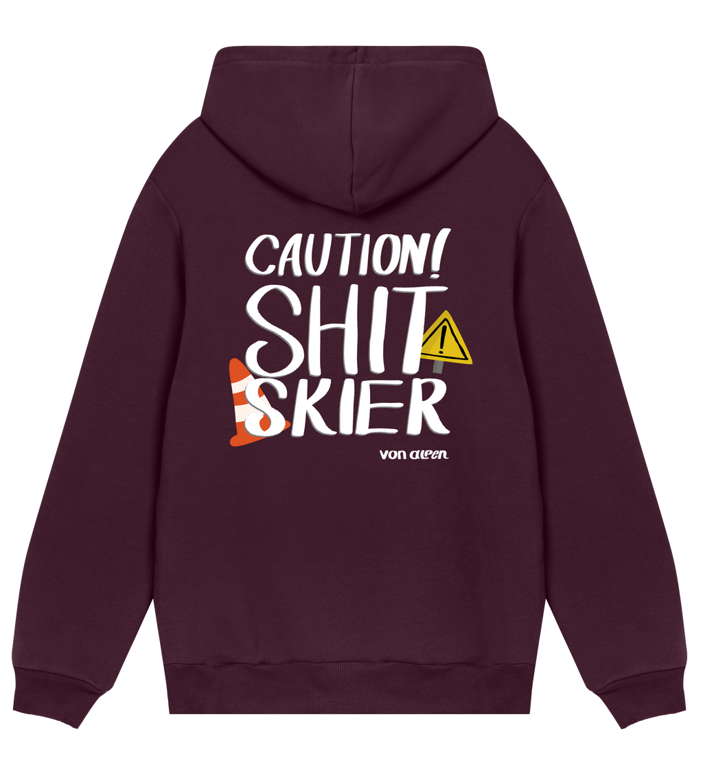 Shit Skier Hoodie Regular Men’s (Back Print)