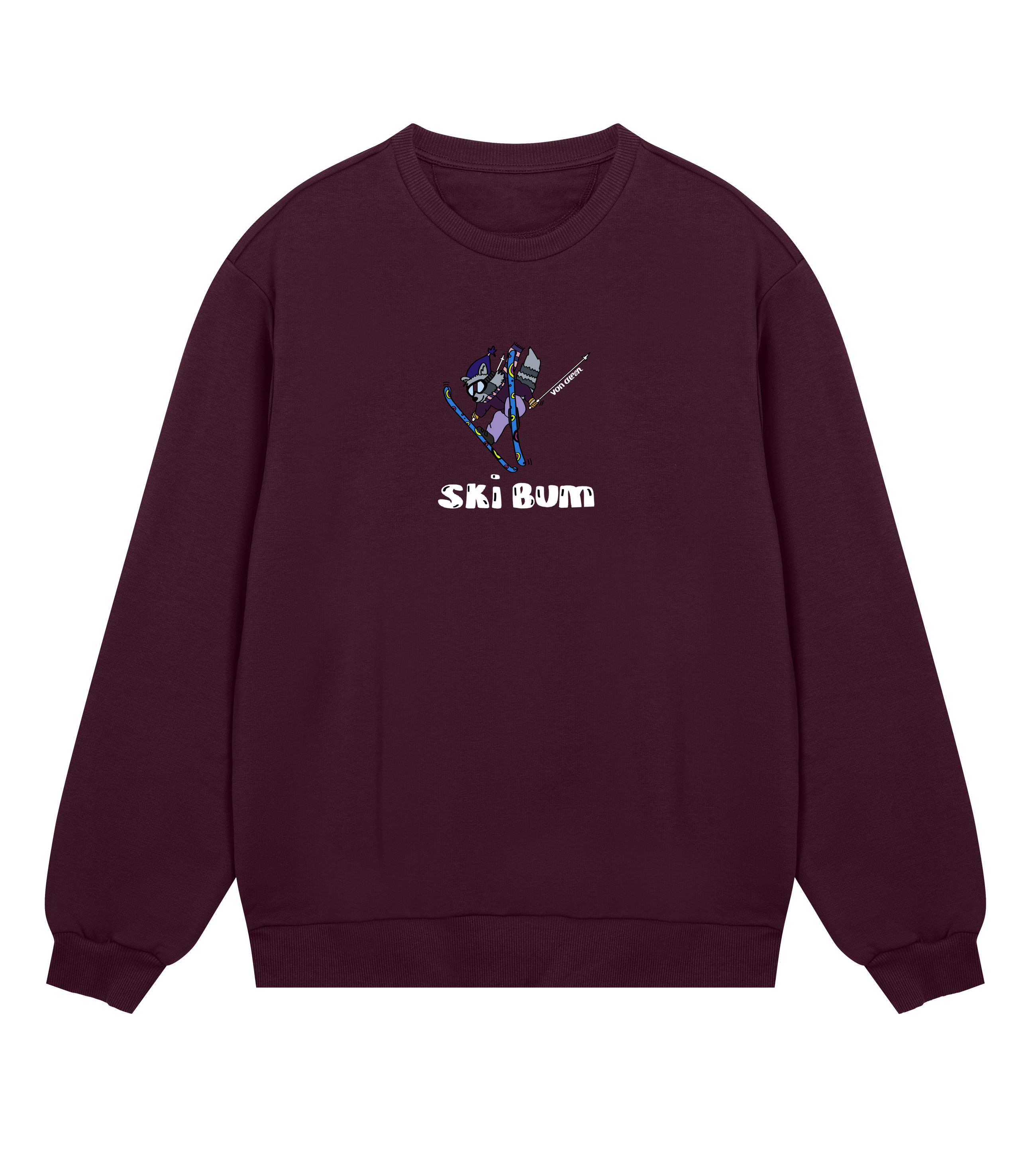 Ski Bum Sweatshirt Regular Men’s (Back Print)