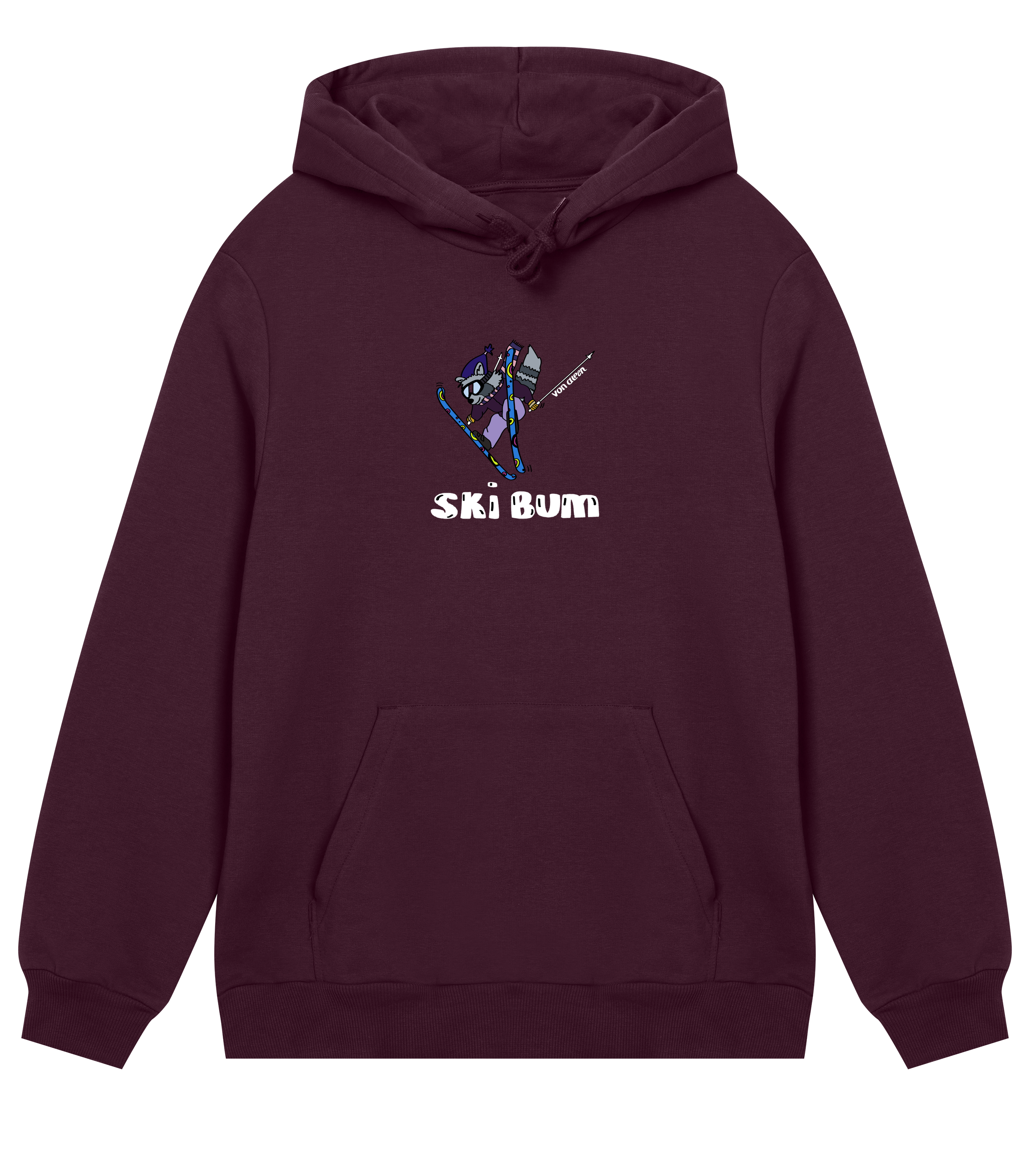 Ski Bum Hoodie Regular Men’s (Back Print)