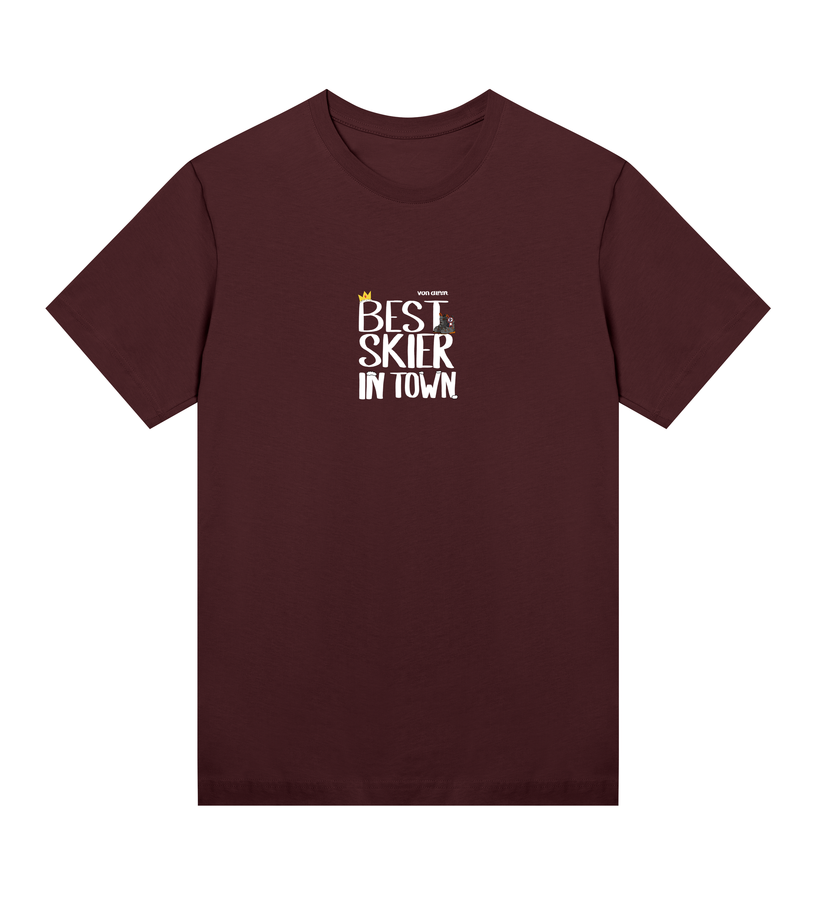 Best Skier T-Shirt Regular Women’s