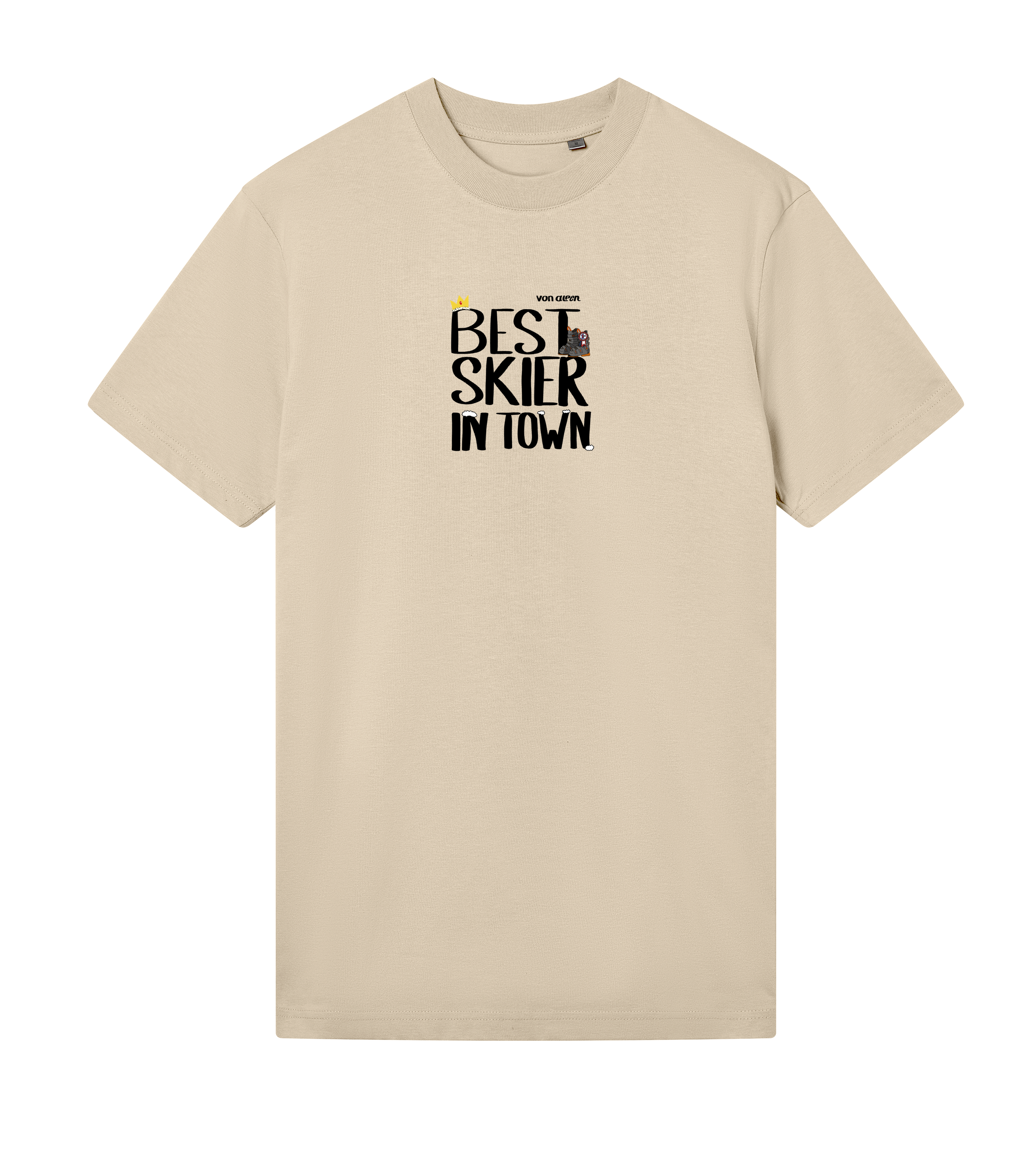 Best Skier T-Shirt Regular Men’s