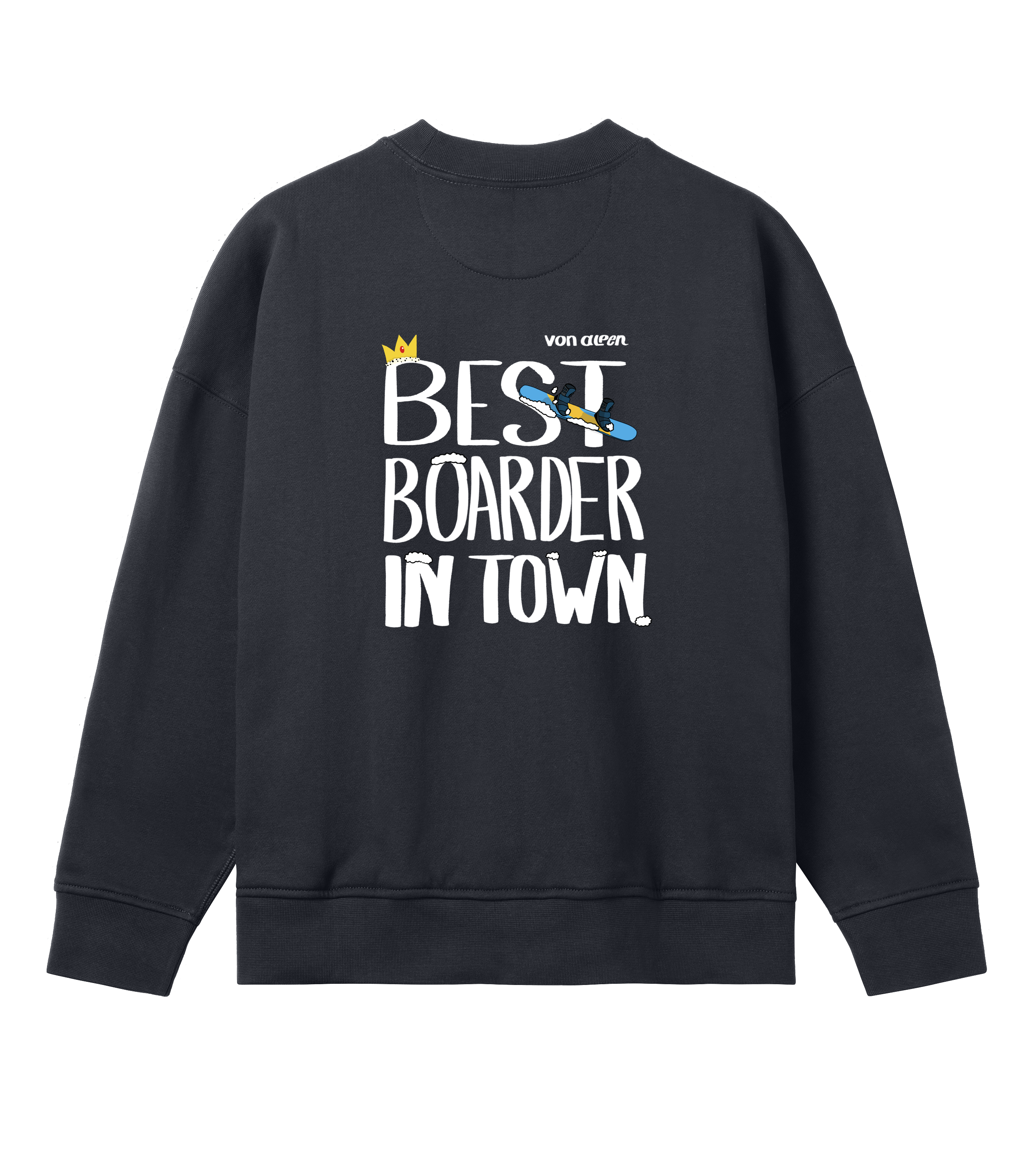 Best Boarder Sweatshirt Oversized Women’s