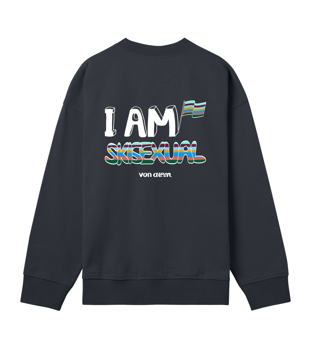 Skisexual Sweatshirt Oversized Men’s (Back Print)