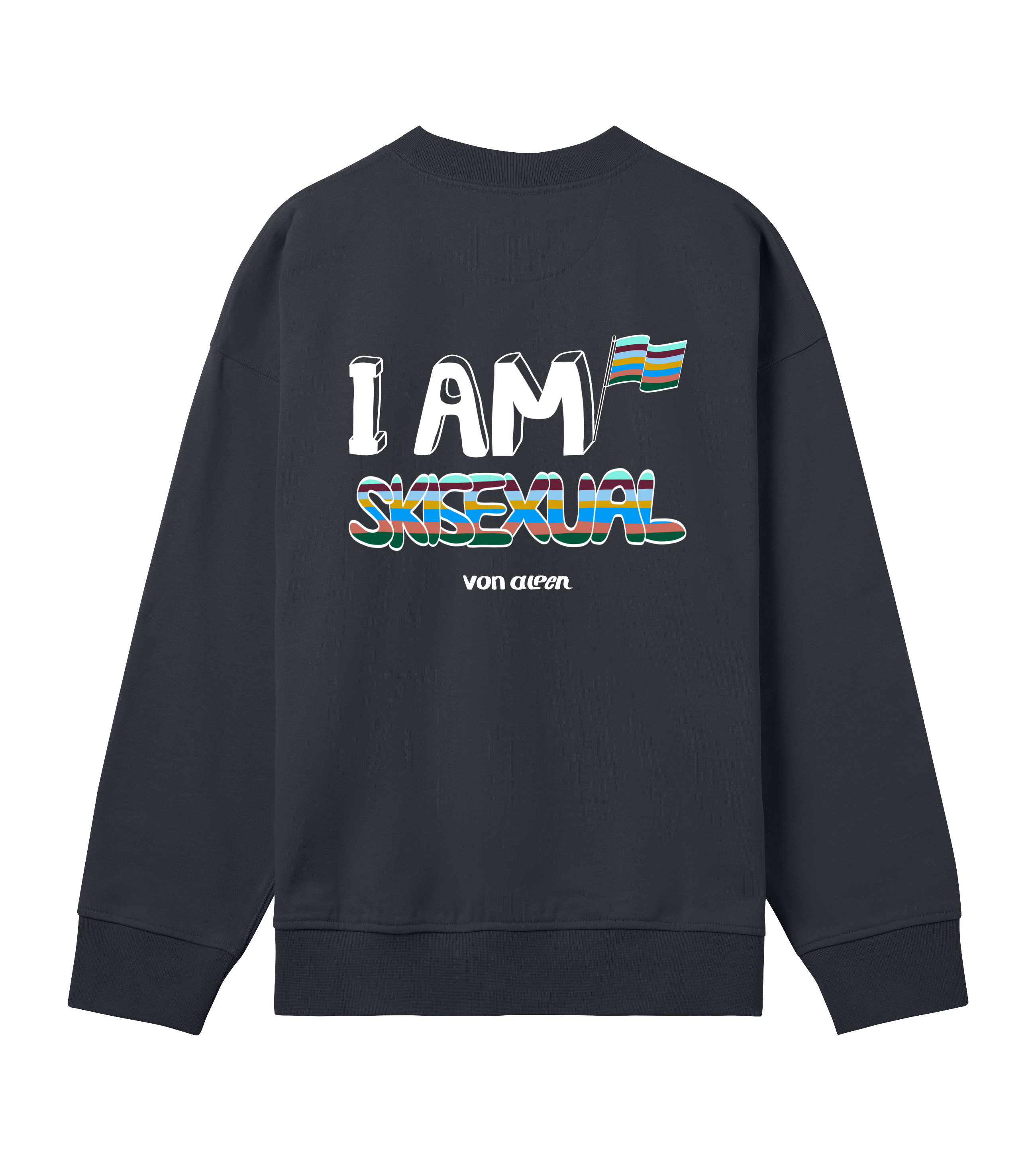 Skisexual Sweatshirt Oversized Men’s (Back Print)