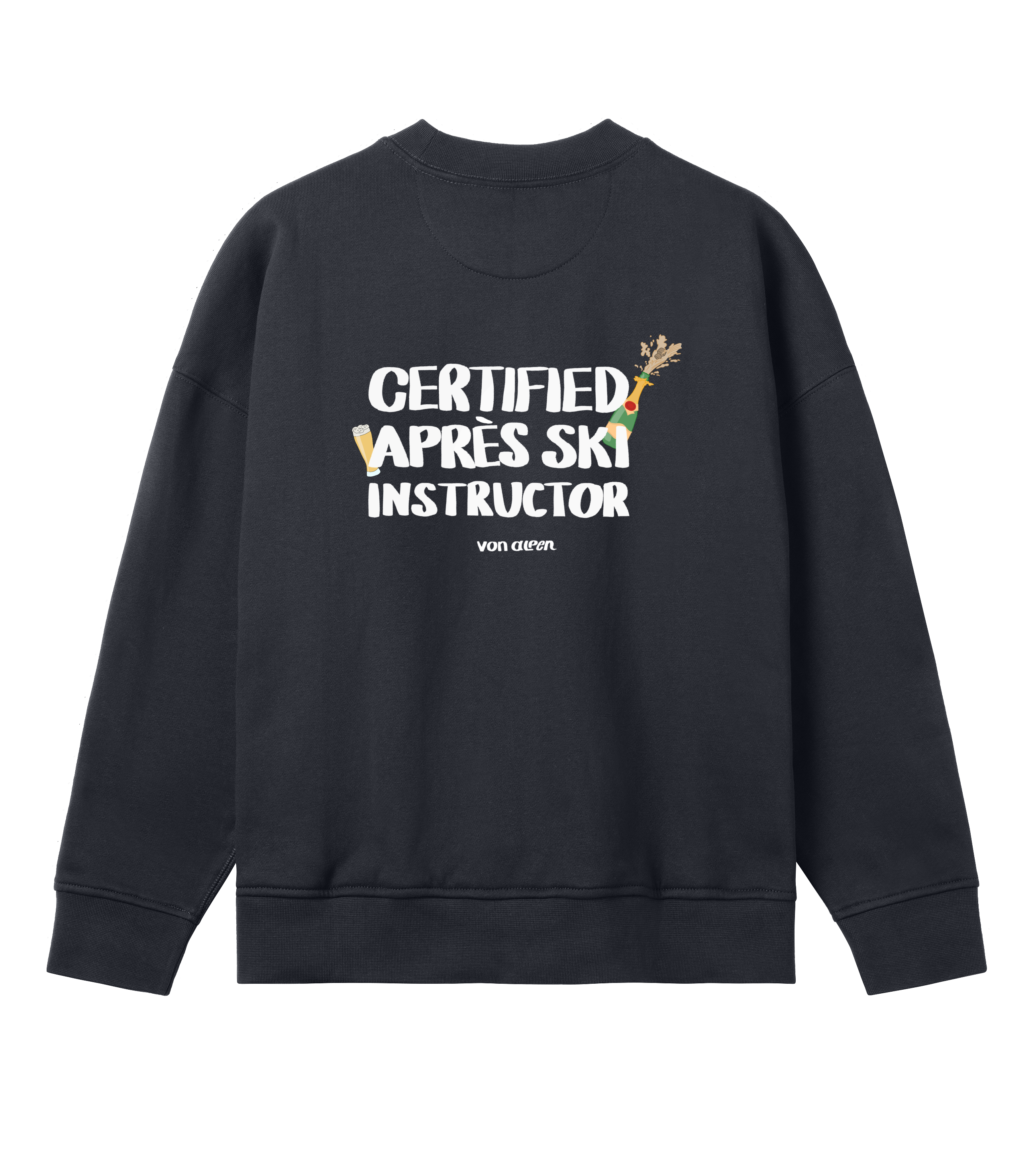 Certified Après-Ski Instructor Sweatshirt Oversized Women’s