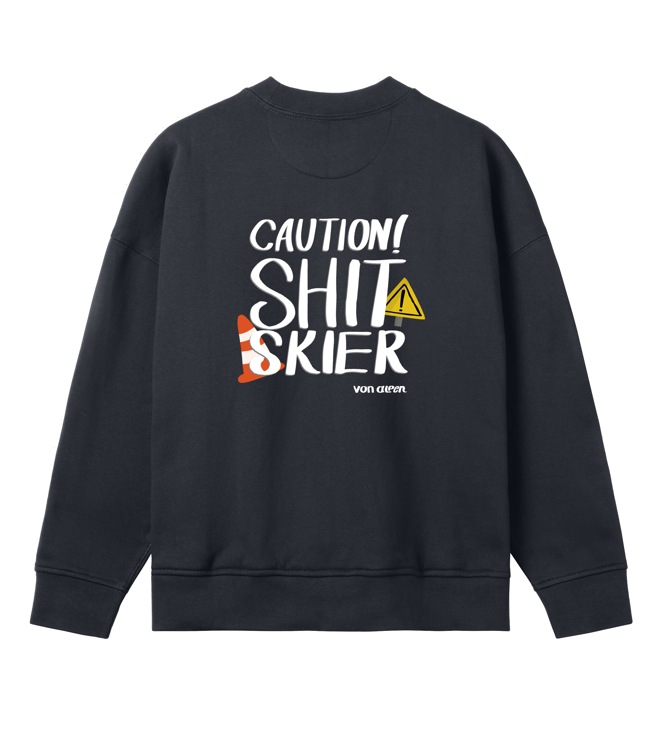 Shit Skier Sweatshirt Oversized Women’s