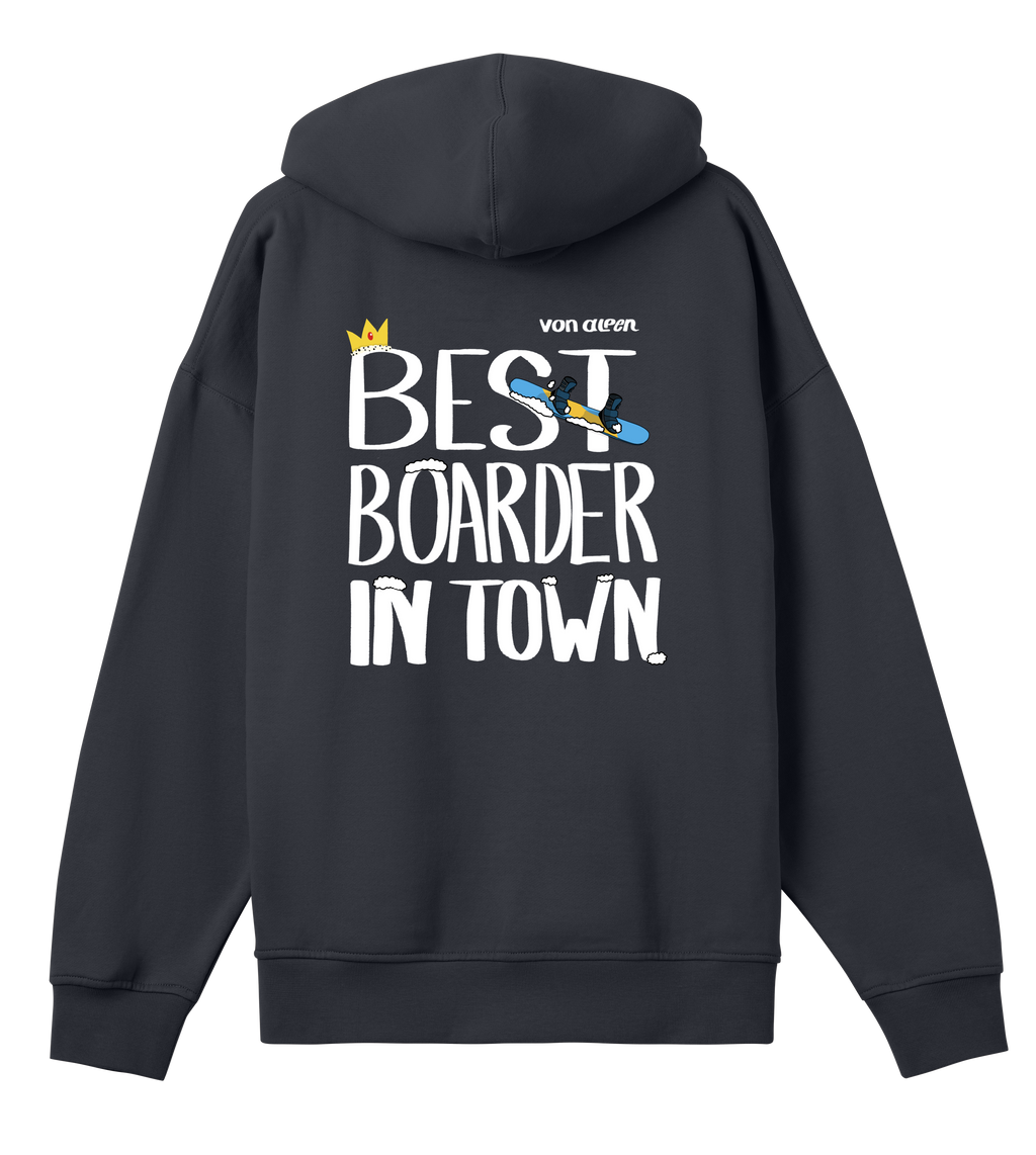 Best Boarder Hoodie Oversized Men’s (Back Print)