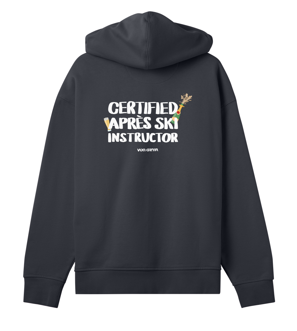 Certified Après-Ski Instructor Hoodie Oversized Women’s