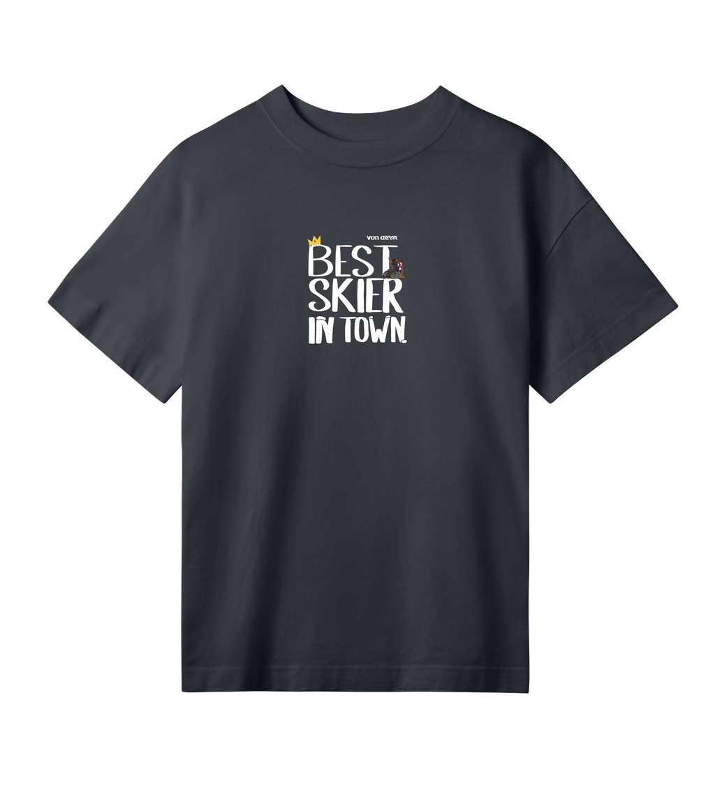 Best Skier T-Shirt Oversized Women’s