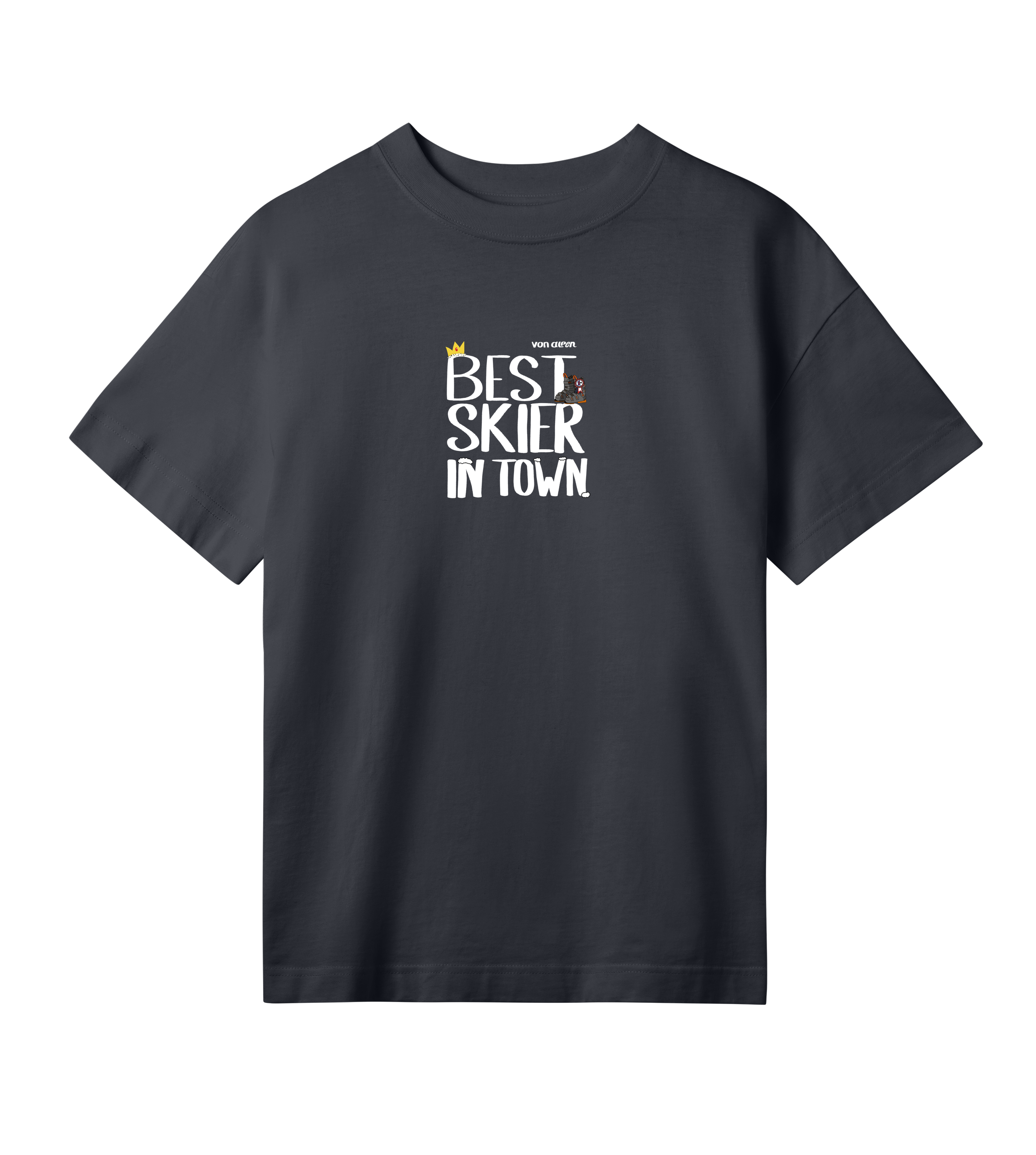 Best Skier T-Shirt Oversized Women’s